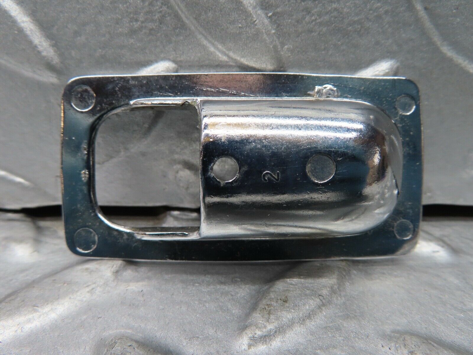 16985 Mercedes-Benz C123 280CE Coupe Door Lock Handle Surround Chrome