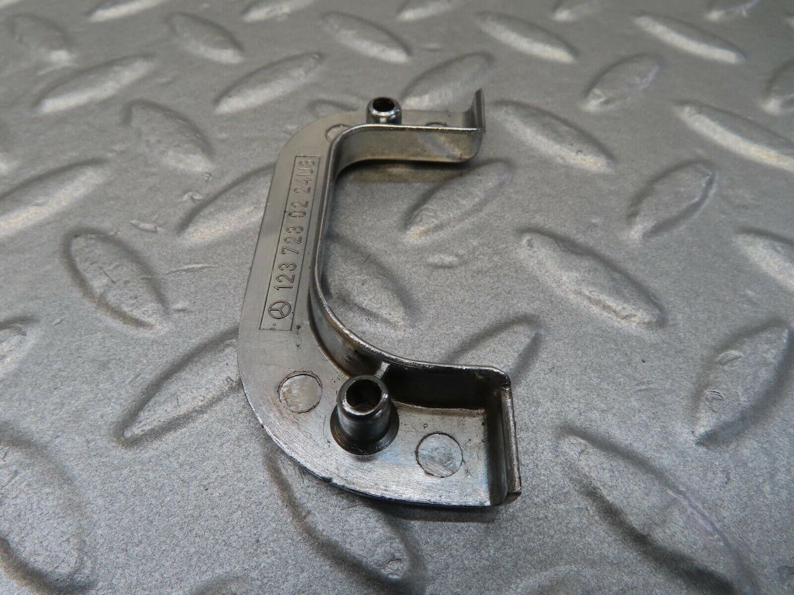 16038 Mercedes-Benz W123 280E Right Interior Chrome Door Latch Trim 1237230224