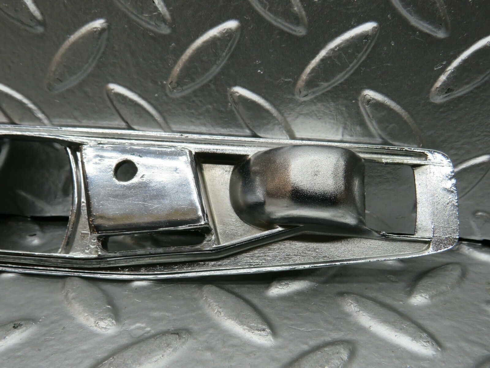 22748 Mercedes-Benz C107 450SL Interior Door Handle Chrome Surround Left Side