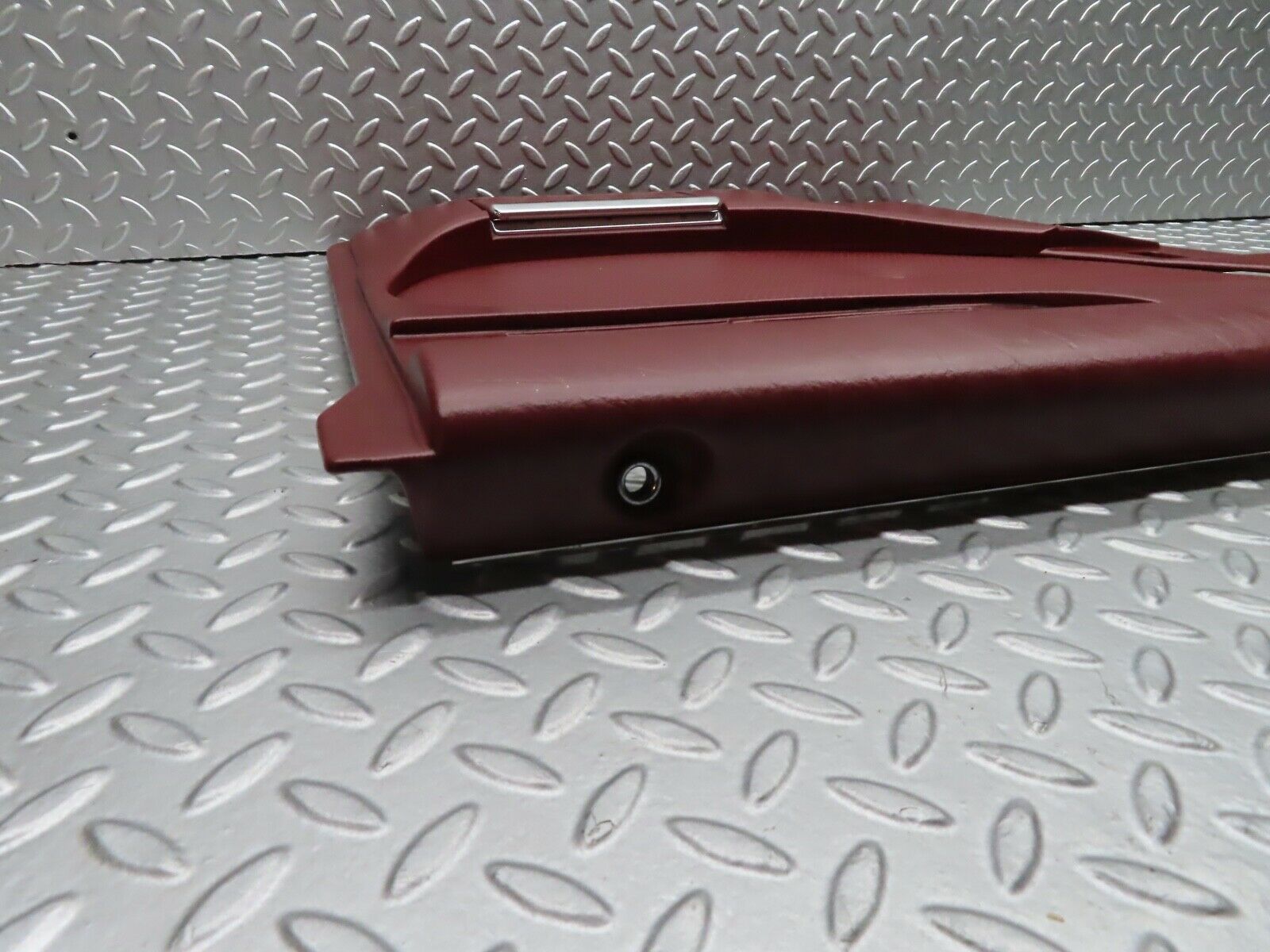 21459 Mercedes-Benz W126 300SE Rear Left Door Card Burgundy Red 1267370170
