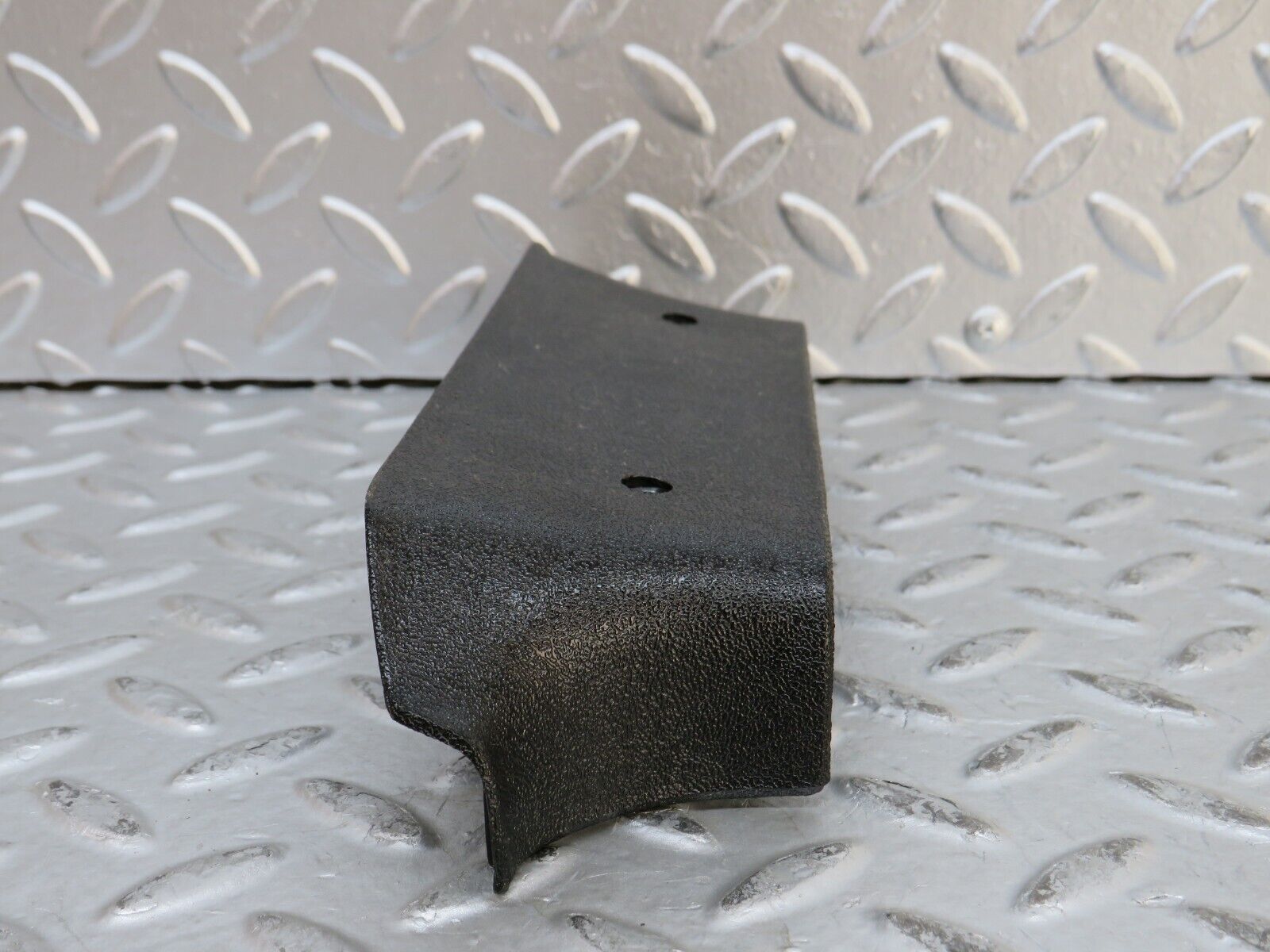 28268 Mercedes-Benz S123 240D Wagon B Pillar Bottom Cover Left Black 123692212