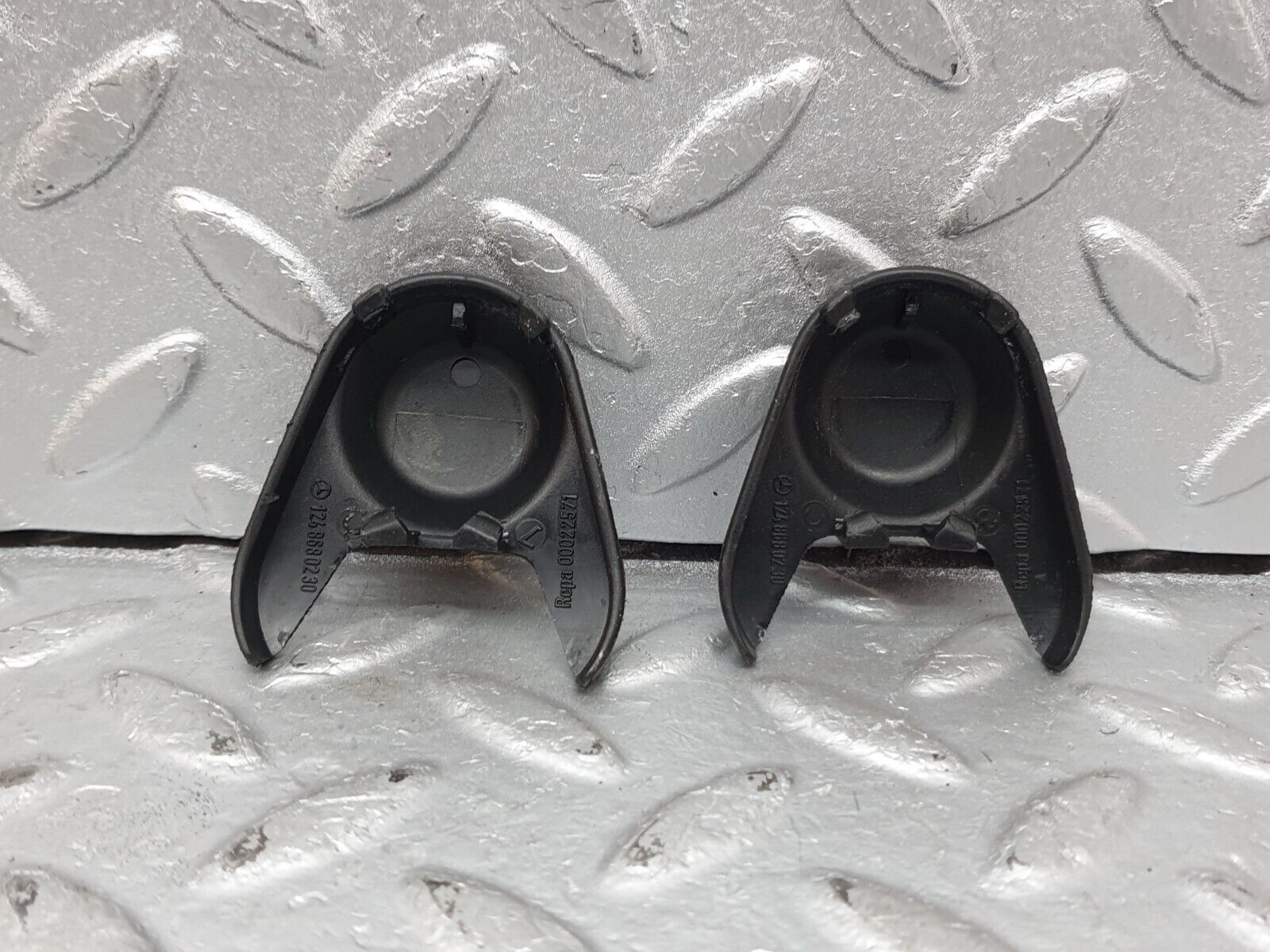 41252 Mercedes-Benz W126 300SE Seat Belt Cover Pair 1248680230