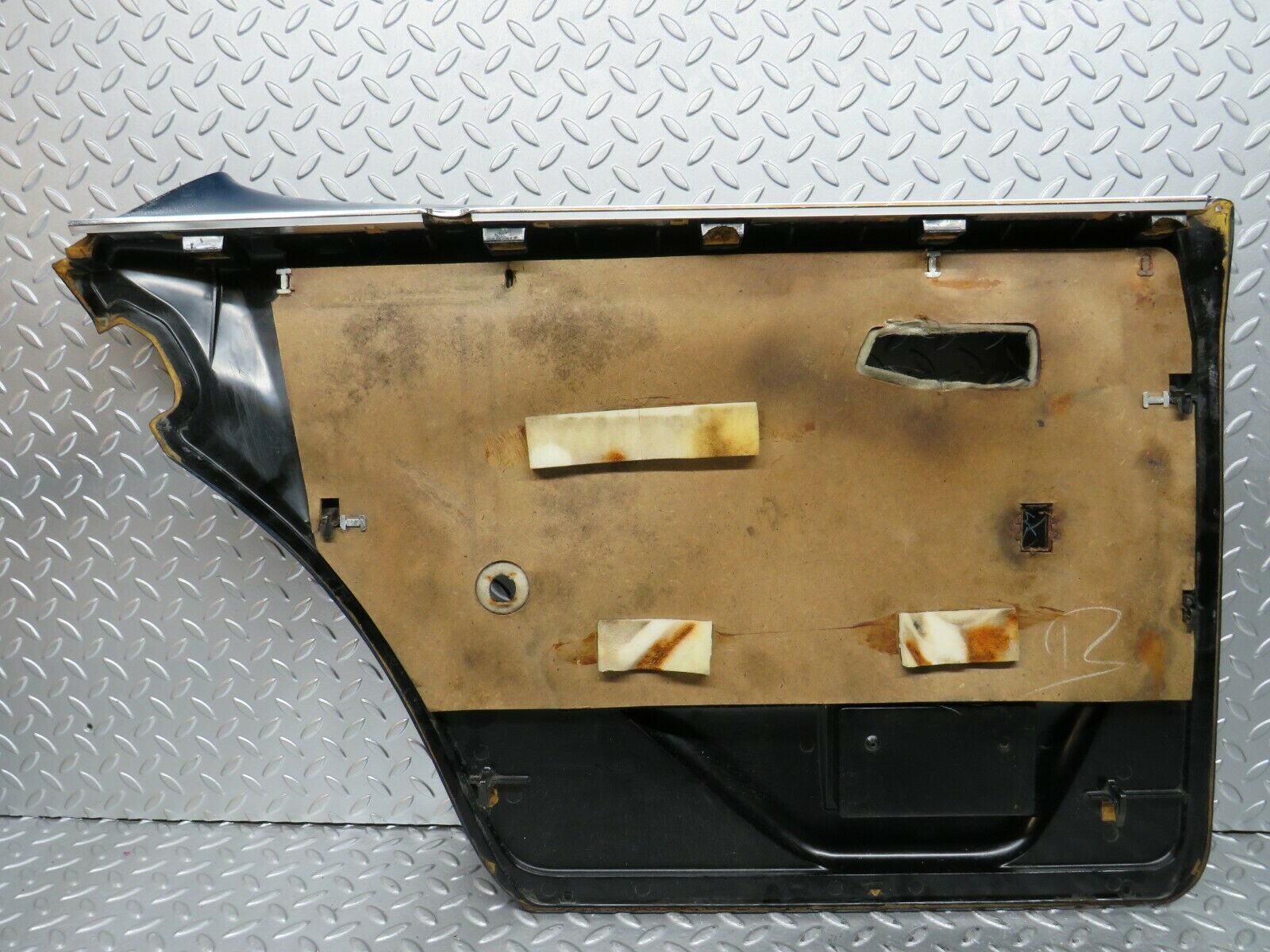 23176 Mercedes-Benz W116 350SE Rear Right Door Card Blue 1167370270