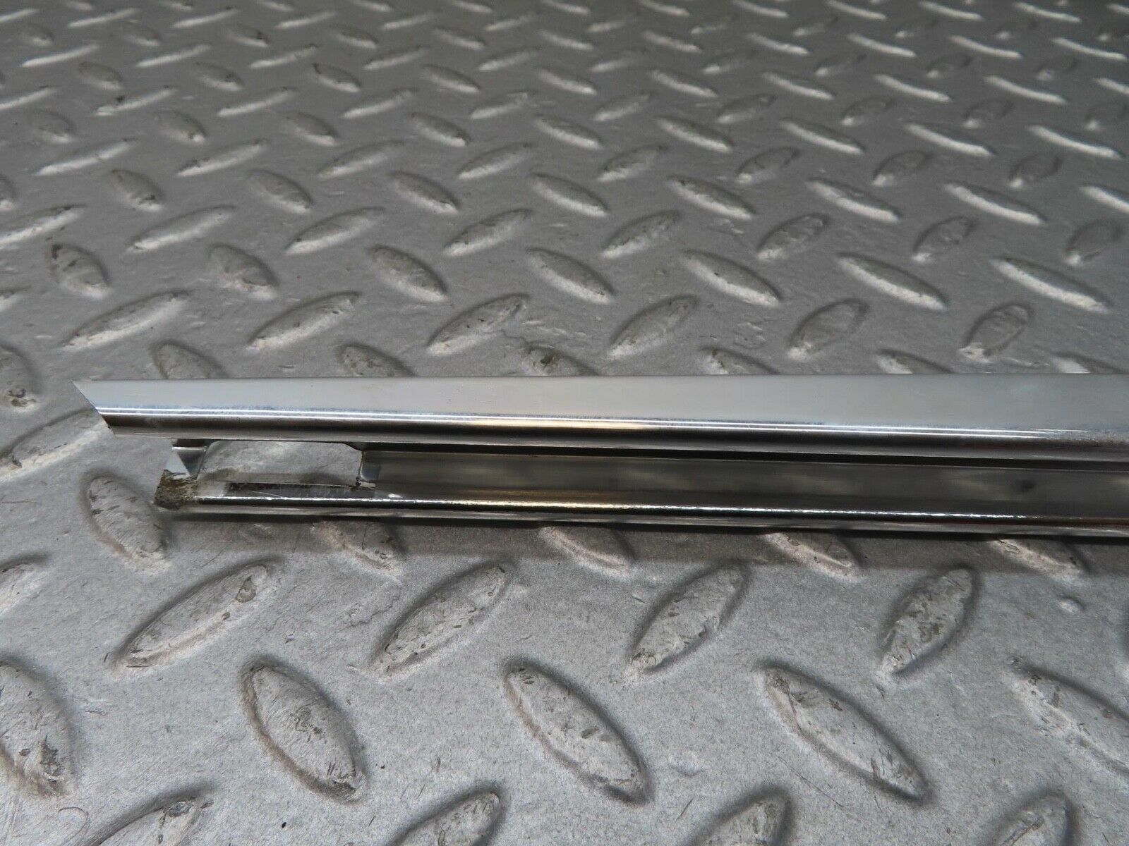 13190 Mercedes-Benz W111 220S Rear Right Door Front Chrome Window Channel