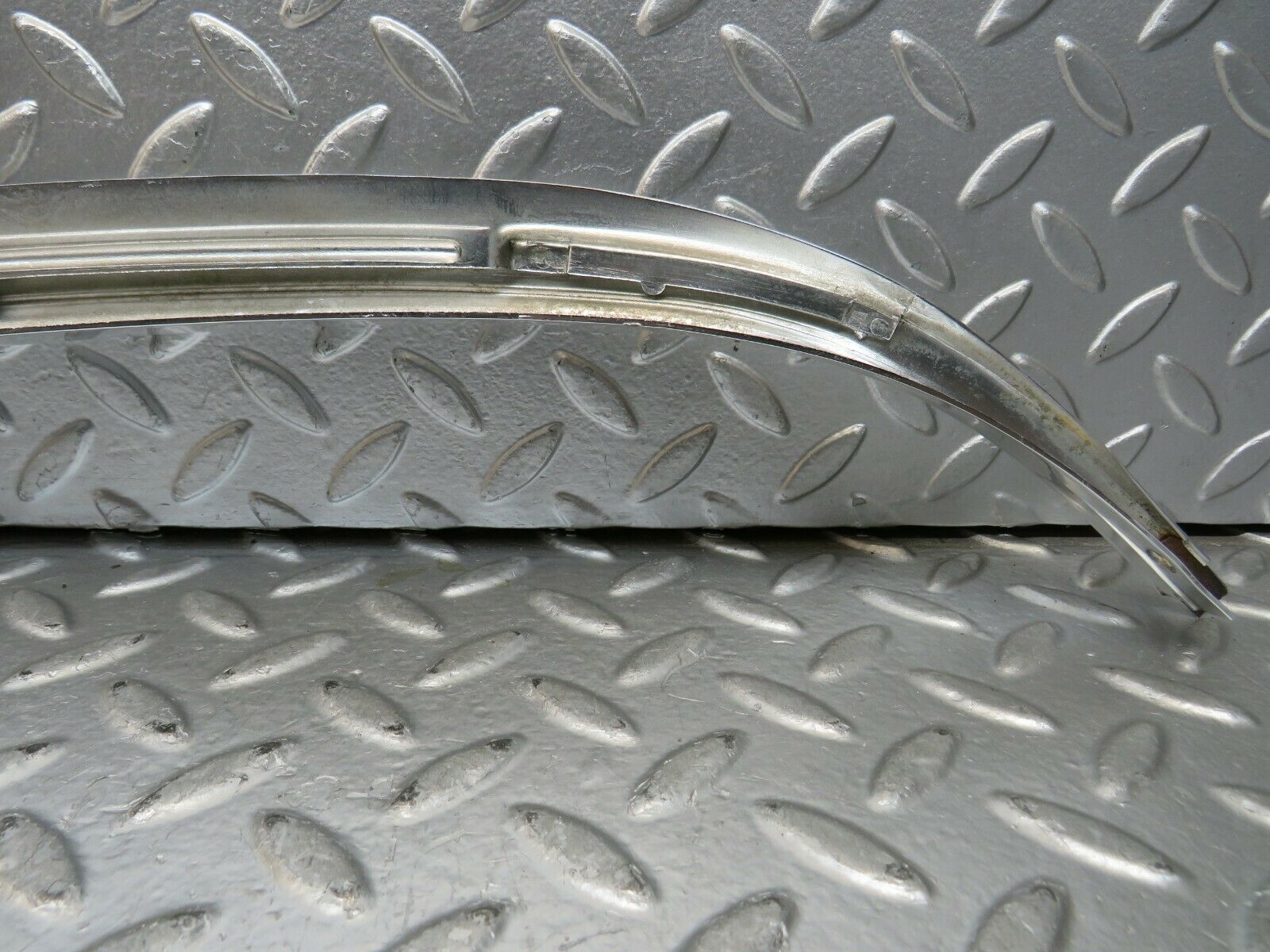 23369 Mercedes-Benz W116 350SE C Pillar Chrome Moulding Trim Left Side