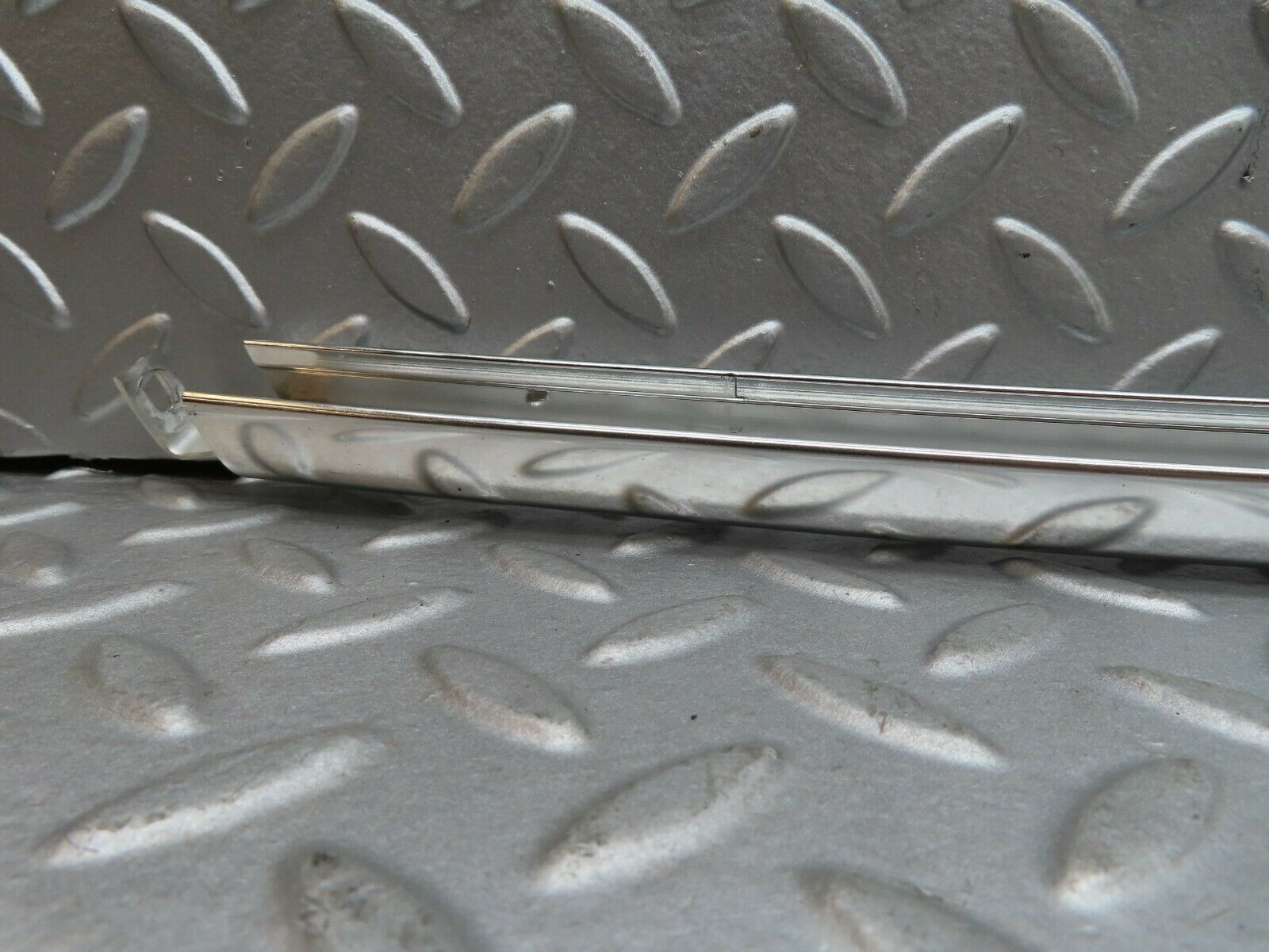 17895 Mercedes-Benz W116 450SEL Rear Right Door Chrome Window Channel