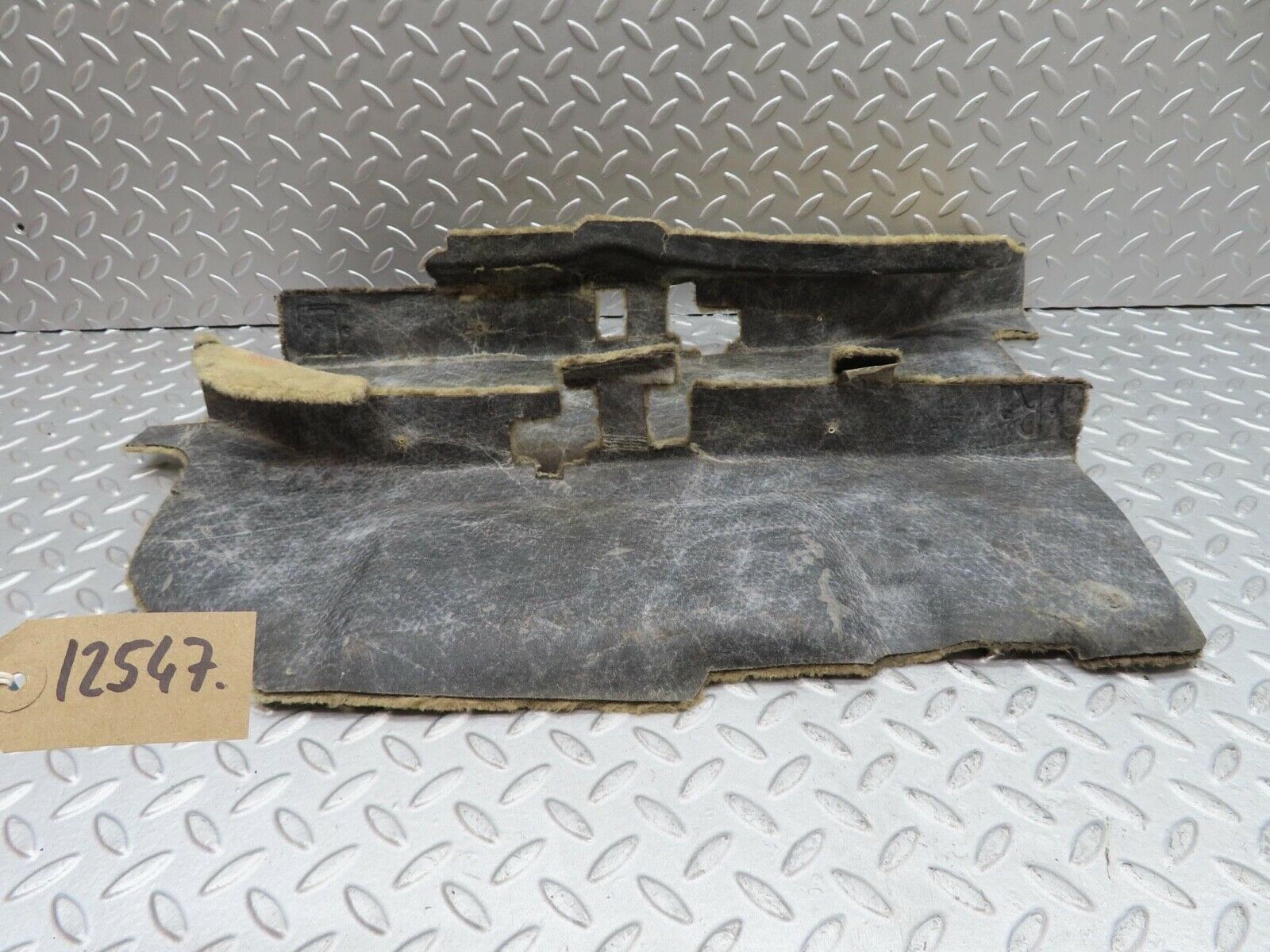 12547 Mercedes-Benz R129 300SL Coupe Rear Floor Cross Member Mat Carpet Cream