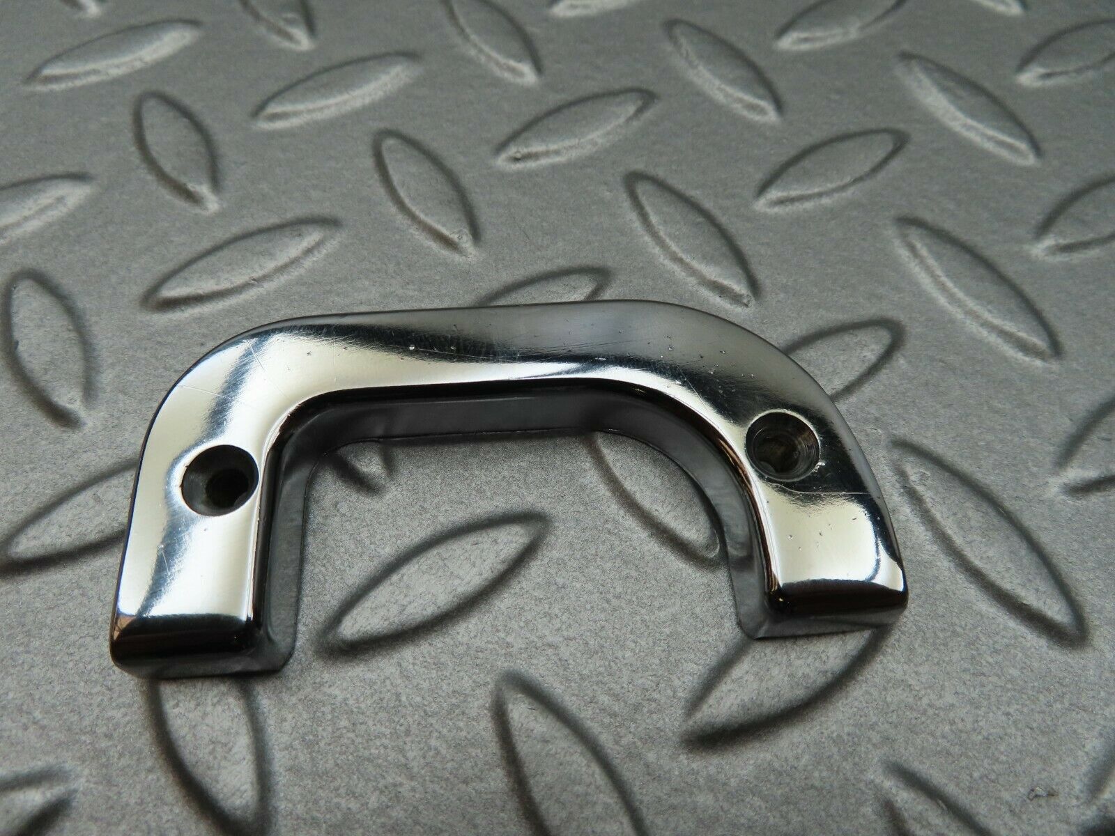 4529 Mercedes-Benz W123 230E Right Interior Chrome Door Latch Trim 1237230224