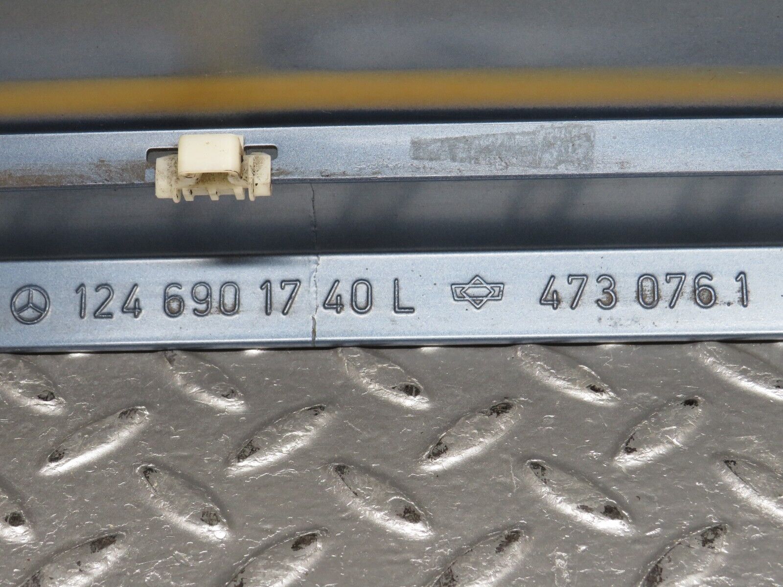 31296 Mercedes-Benz S124 220TE Wagon Rear Left Door Lower Moulding 1246901740