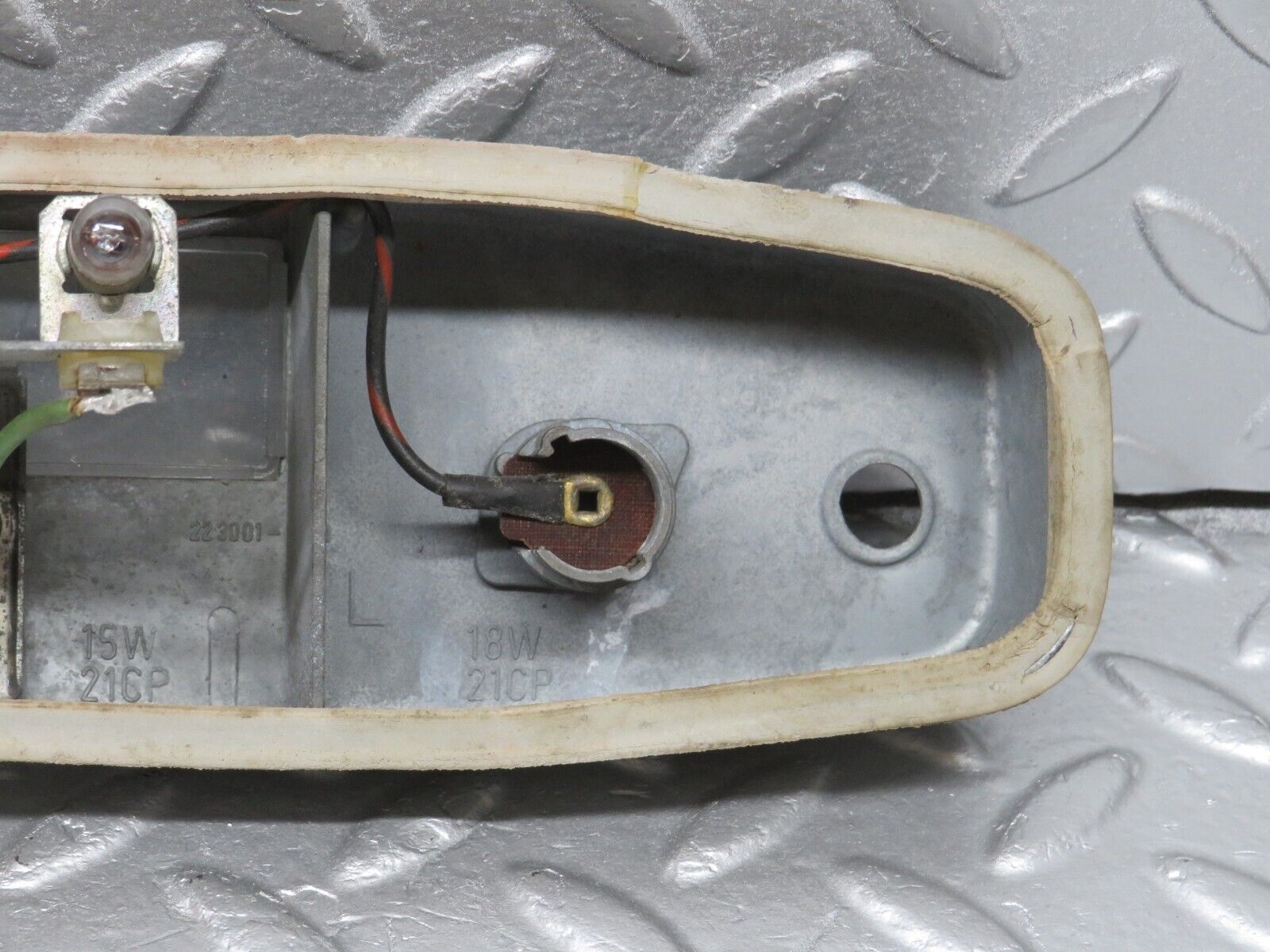 40297 Mercedes-Benz W110 230 Tail Light Bulb Holder Left Side SR K23300