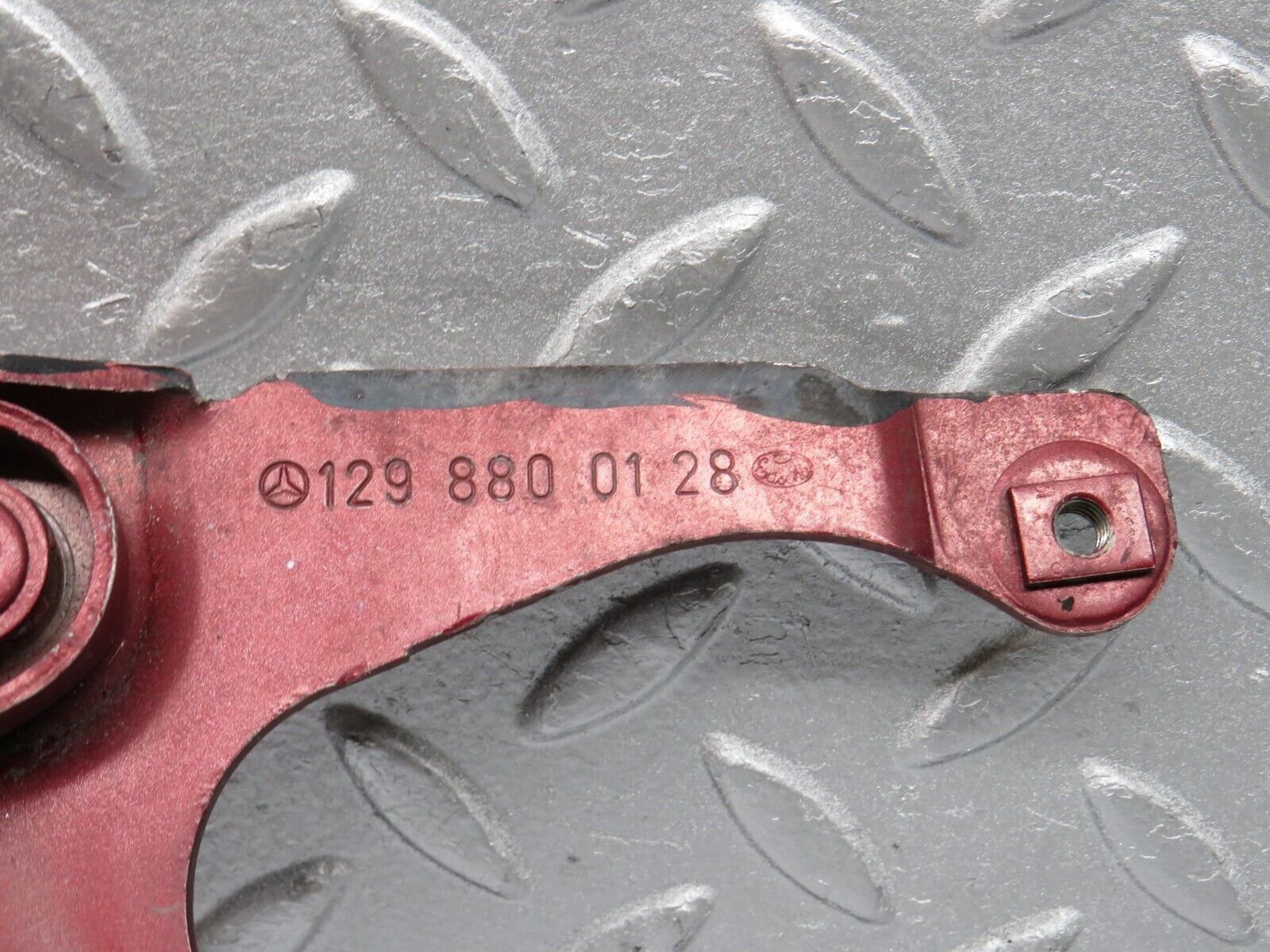 38555 Mercedes-Benz R129 280SL Coupe Bonnet Hinge Left 1298800128 1298870174