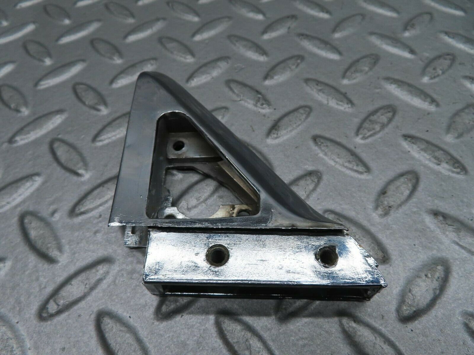 16623 Mercedes-Benz C107 380SLC Right Wing Mirror Triangle Chrome Bracket