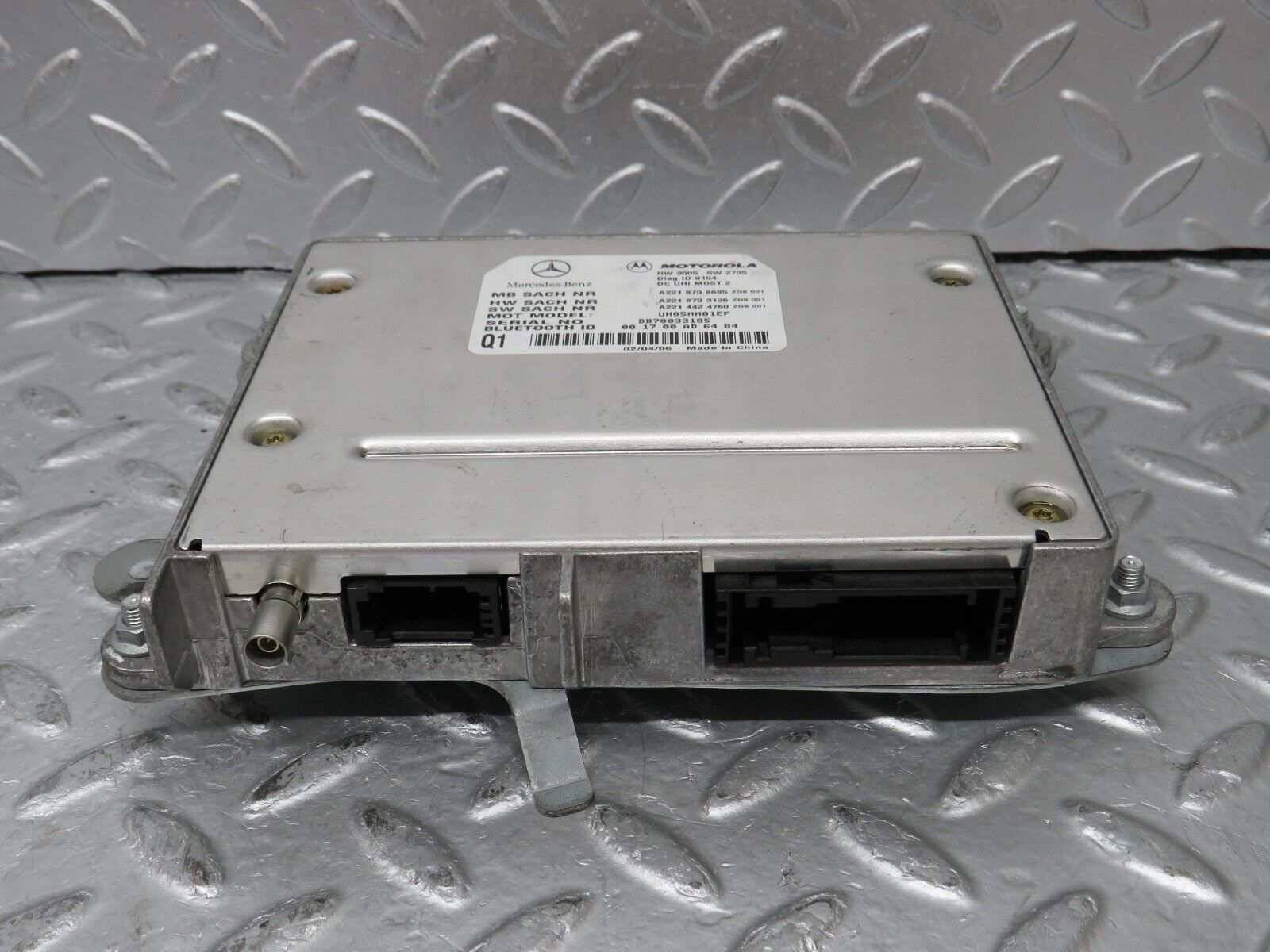 35152 Mercedes-Benz W221 Bluetooth Telephone Module Unit 2218708685 2215454604