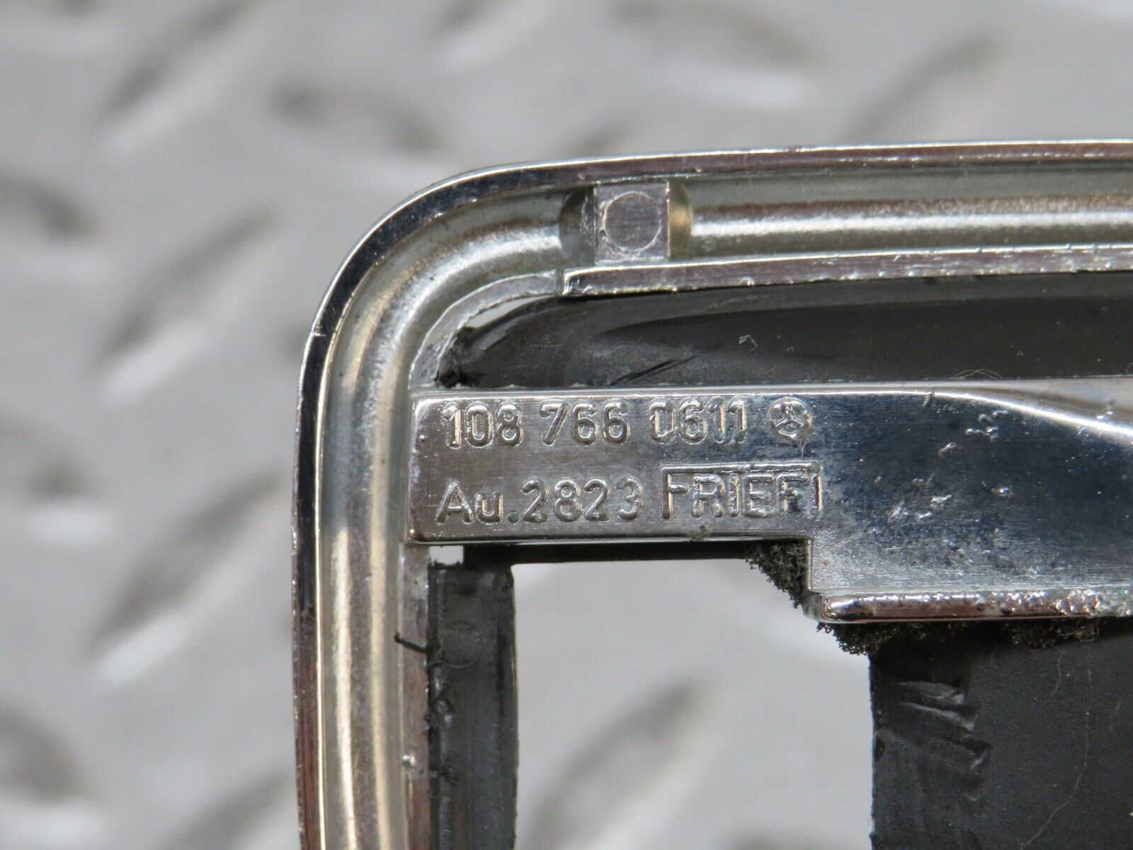 28809 Mercedes-Benz W123 230E Chrome Frame For Door Opener Right 1087660611