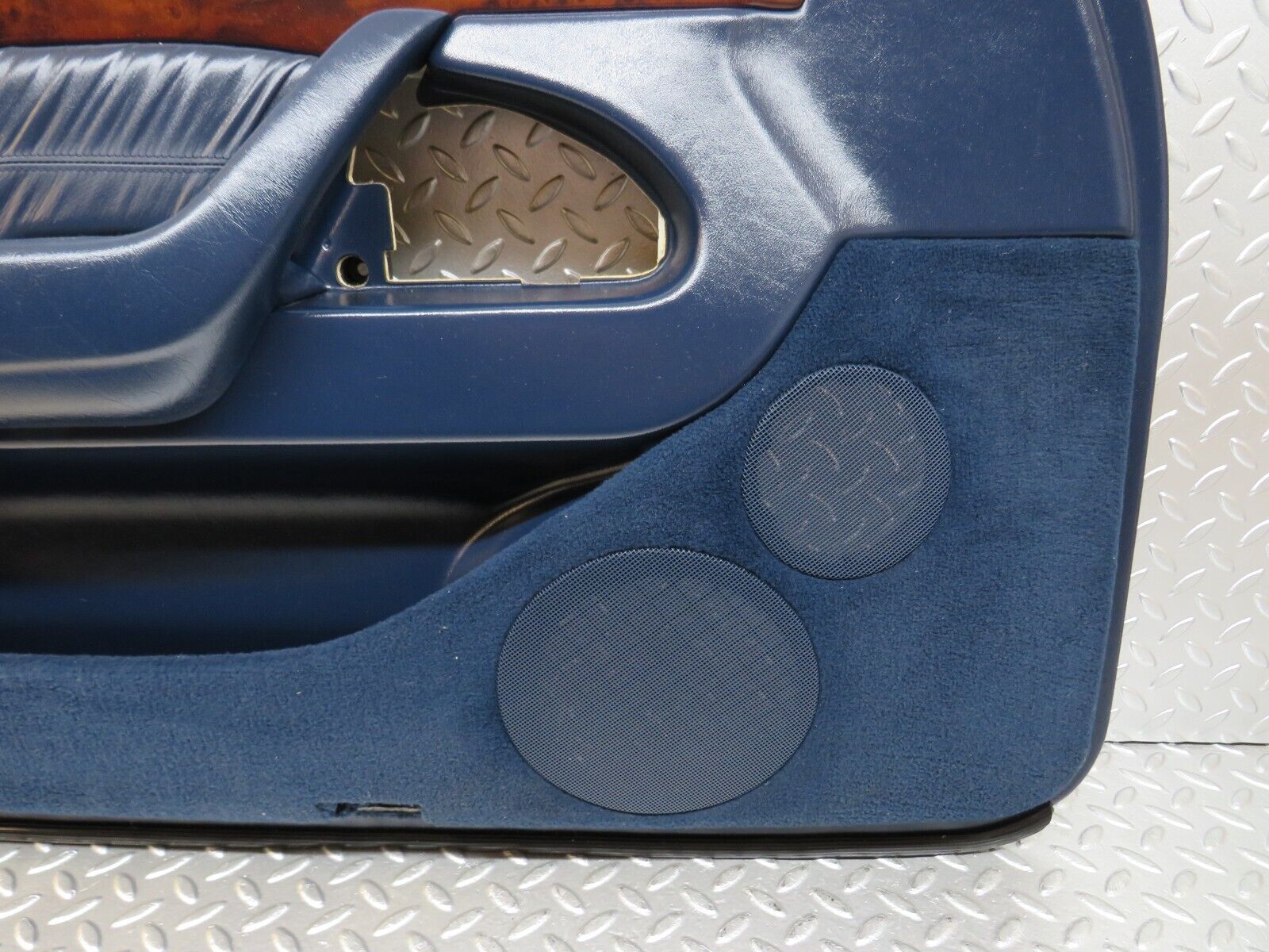 24640 Mercedes-Benz W140 S320 Front Left Door Card Blue