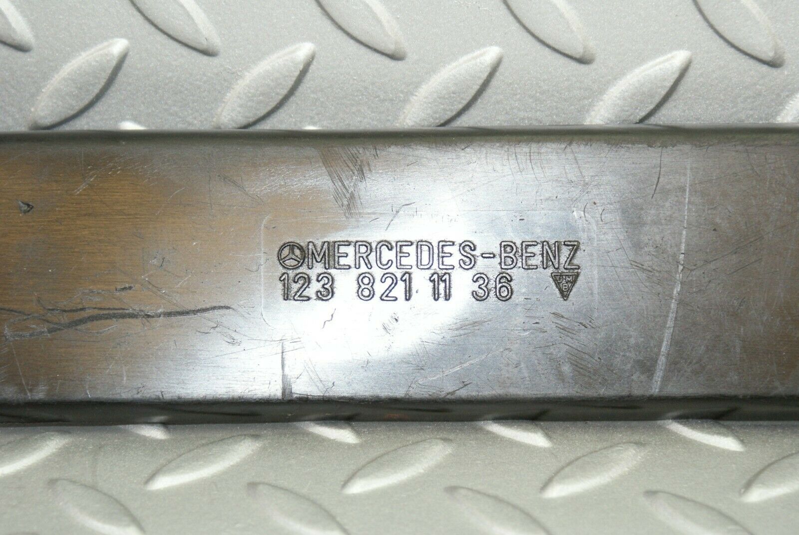 2986 Mercedes-Benz C123 280CE Coupe Cable Channel Cover 1238211136