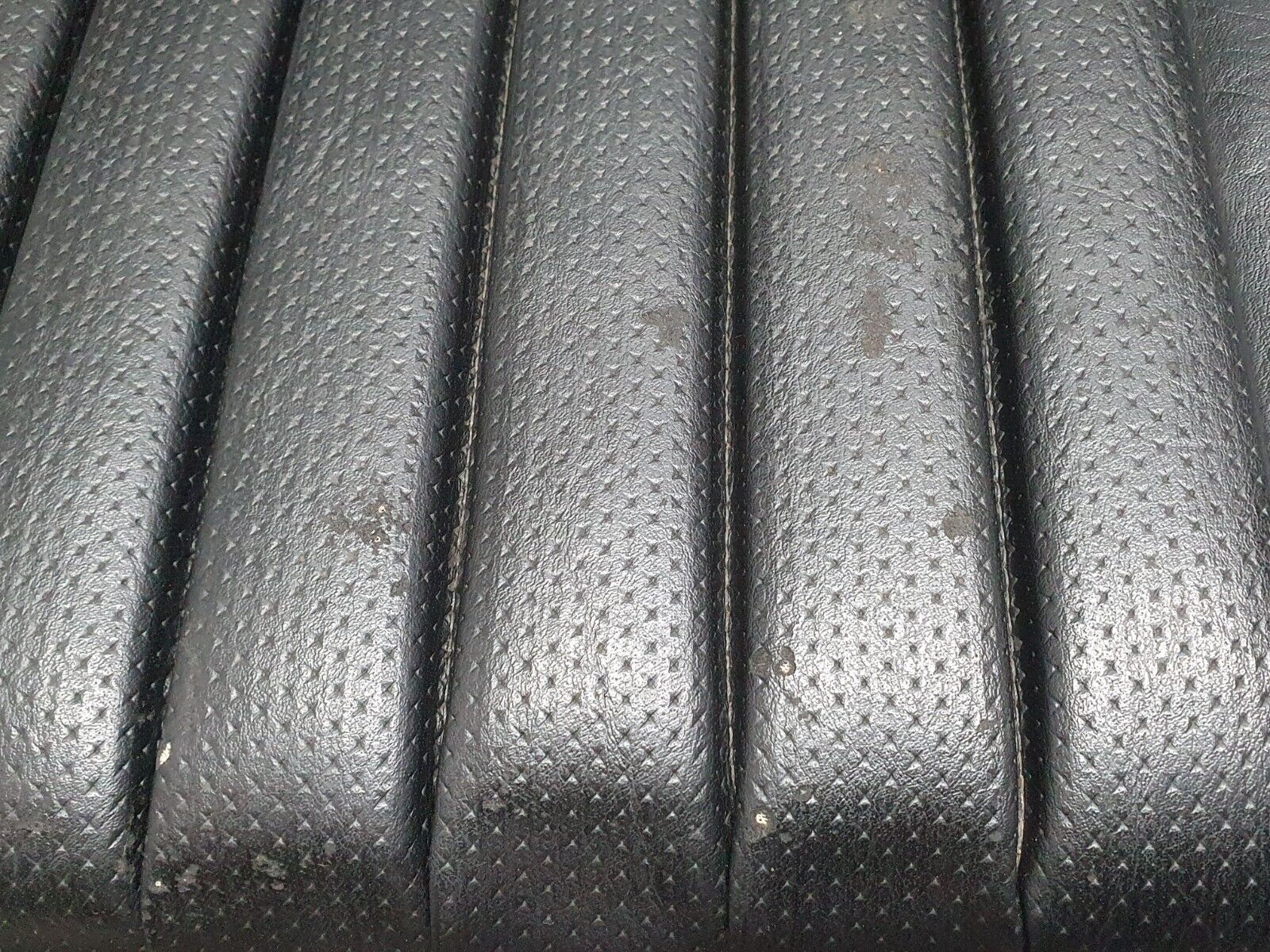 40811 Mercedes-Benz W123 300D Rear Seat Leather Black 1269201616