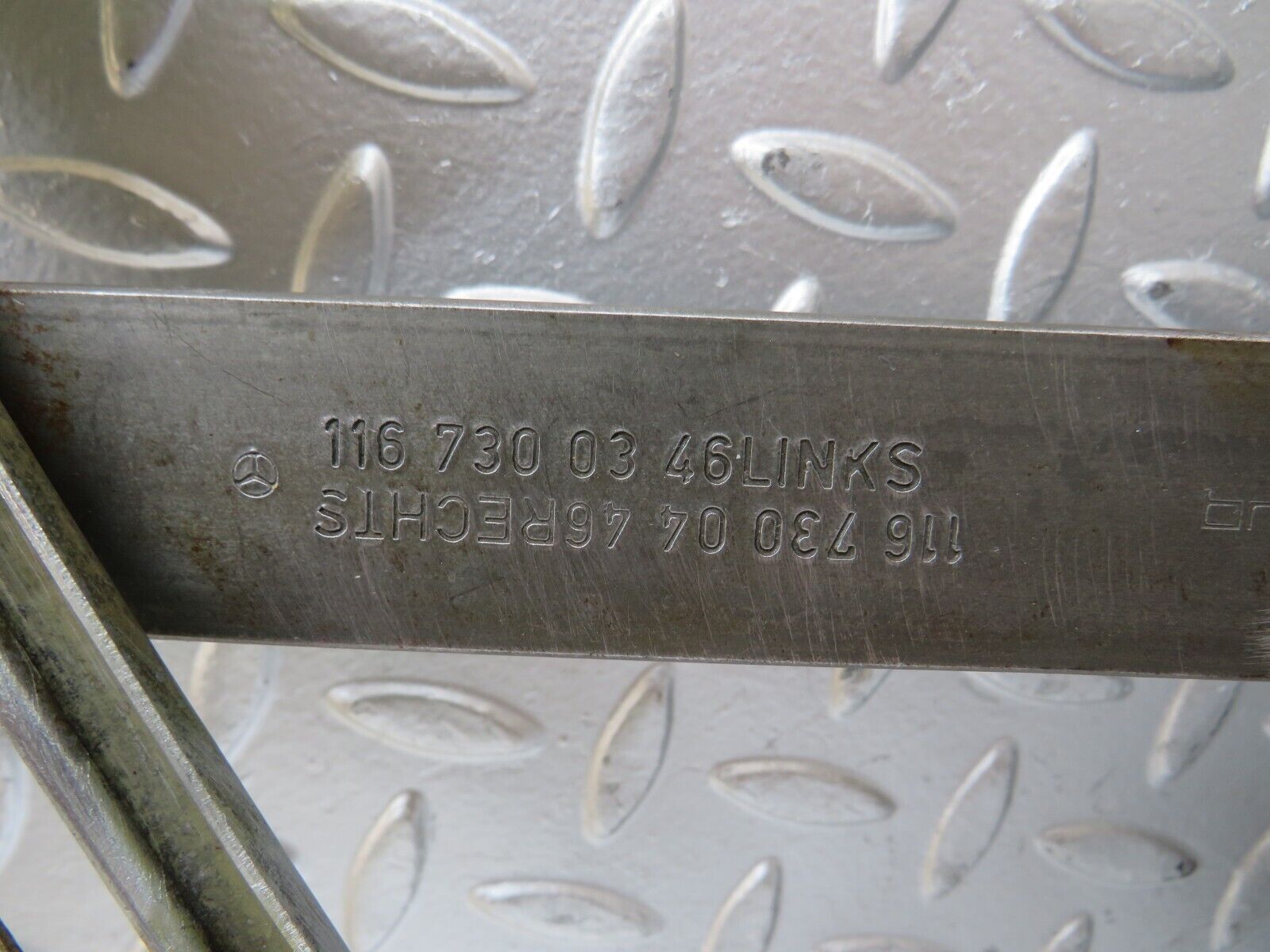 26136 Mercedes-Benz W116 450SE Rear Left Power Window Regulator 1167300346