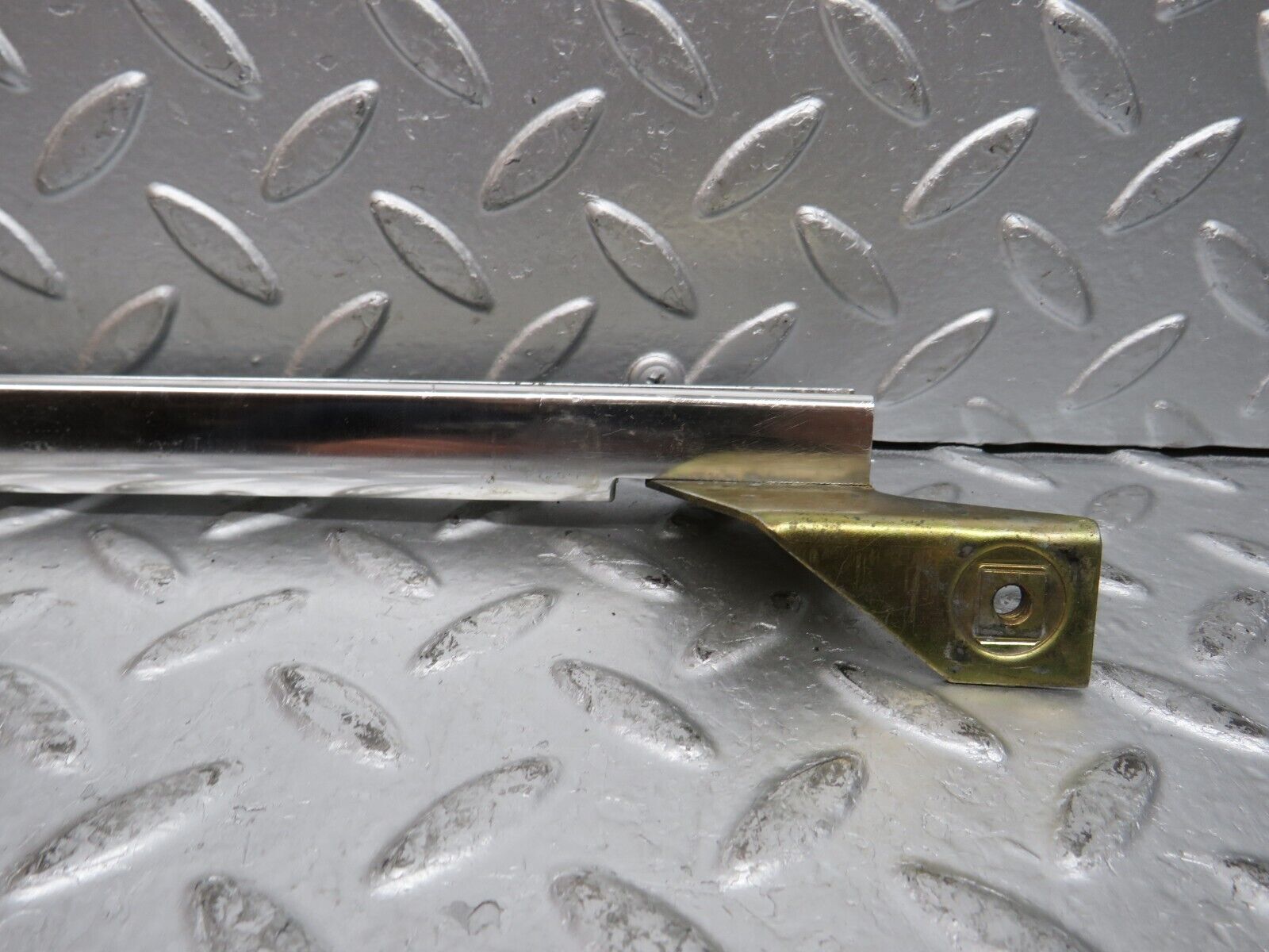 29640 Mercedes-Benz W123 230E Rear Left Door Chrome Window Channel