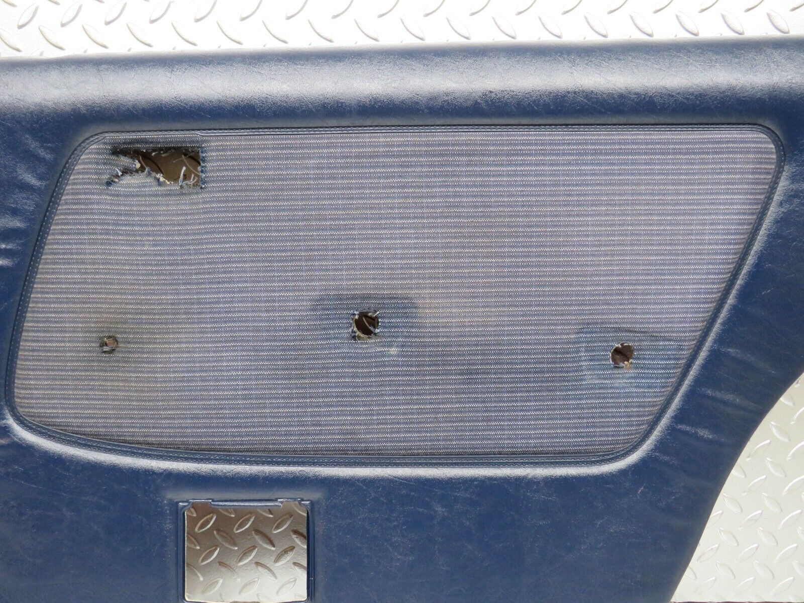 26766 Mercedes-Benz W123 240D Rear Right Door Card Blue