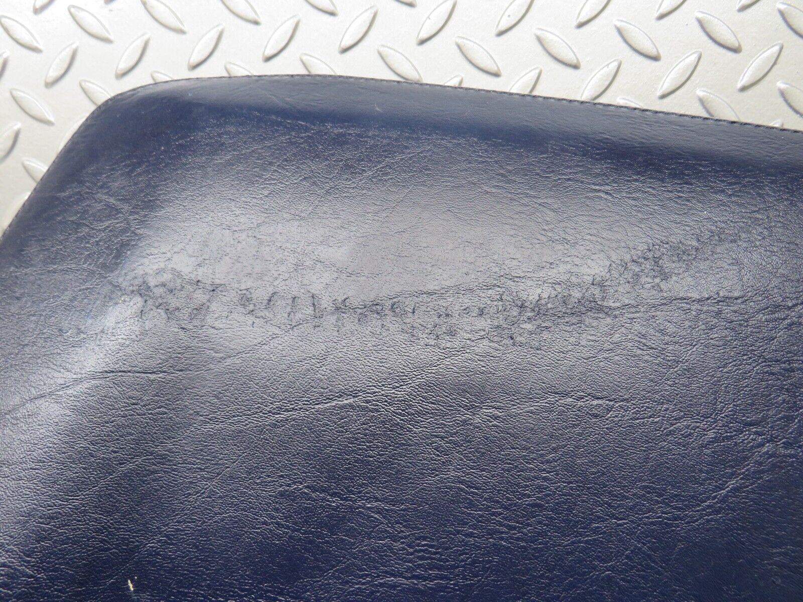 36812 Mercedes-Benz R129 300SL-24 Front Right Seat Back Cover Blue 1299140223