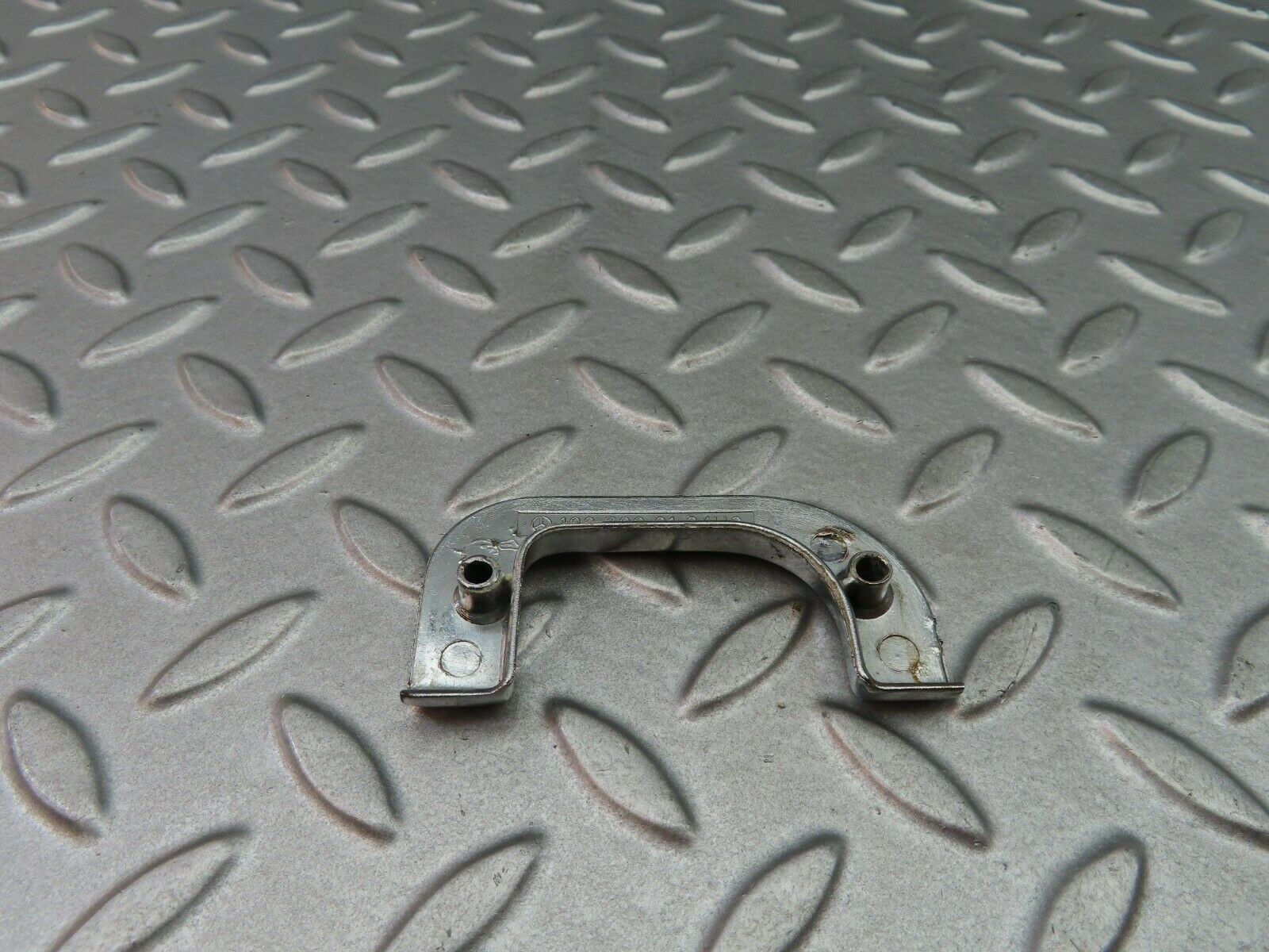 6071 Mercedes-Benz W126 380SE Left Interior Chrome Door Latch Trim 1237230124