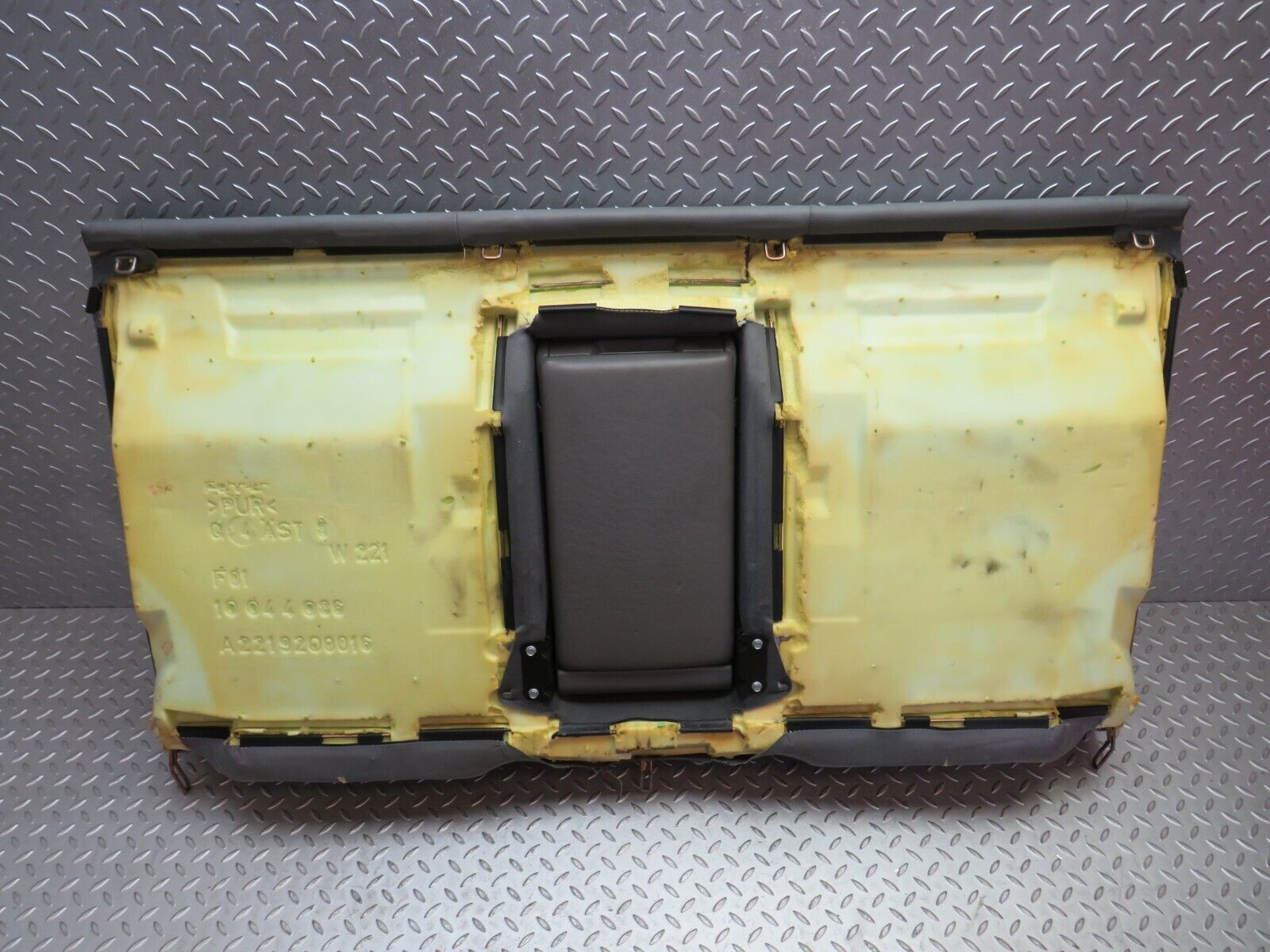 35282 Mercedes-Benz W221 Rear Seat Leather Grey 2219200050 2219200016