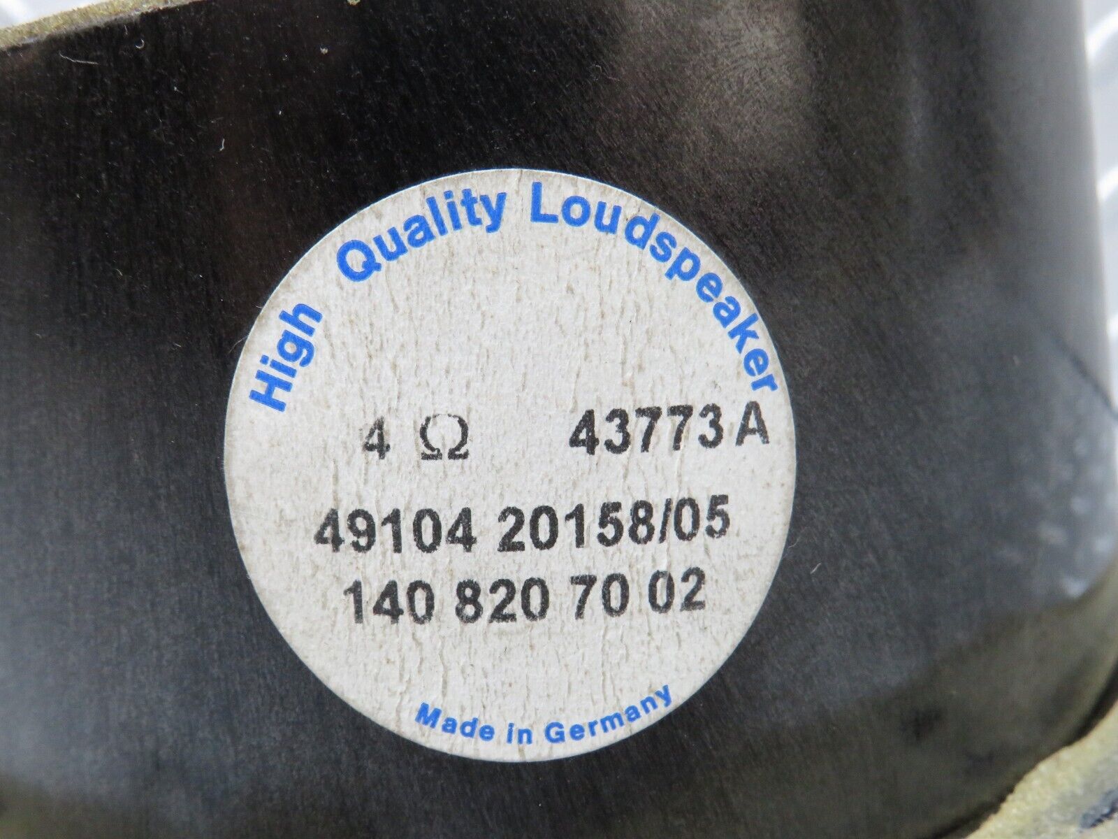 35331 Mercedes-Benz W140 Rear Loudspeaker 1408207002