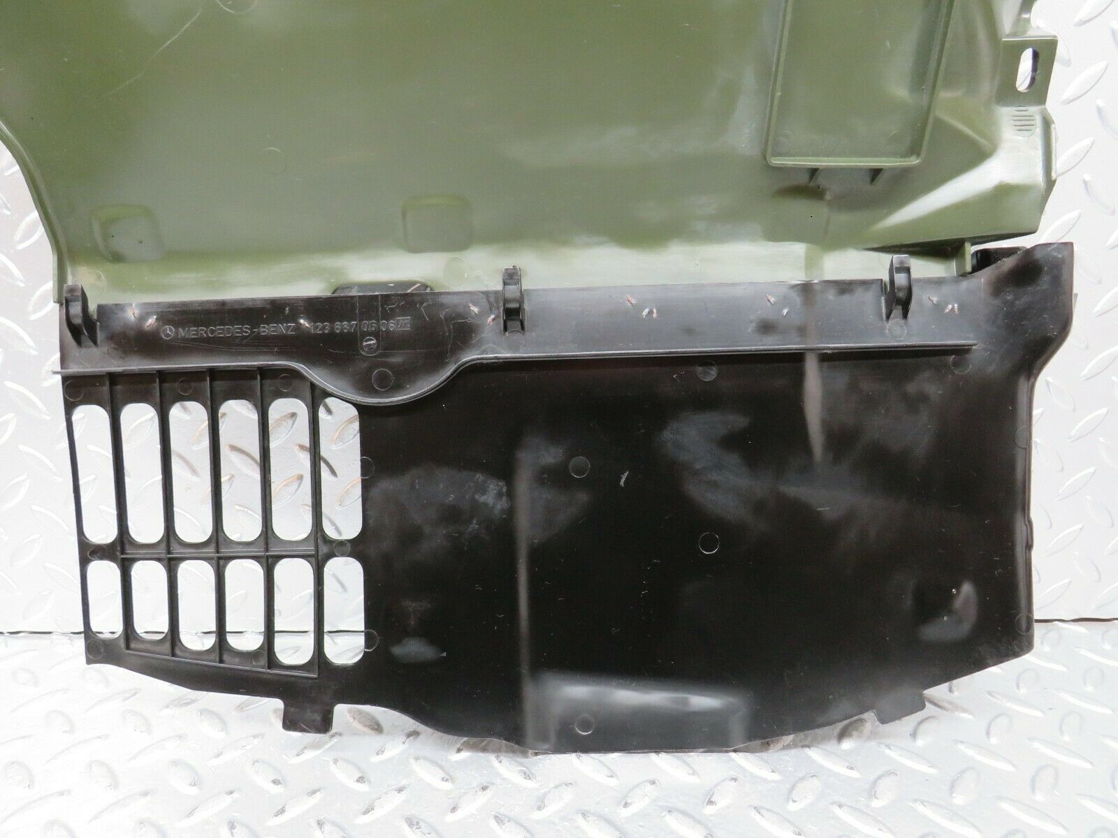 23709 Mercedes-Benz W123 Under Dash Panel Right Side LHD Green 1236870608