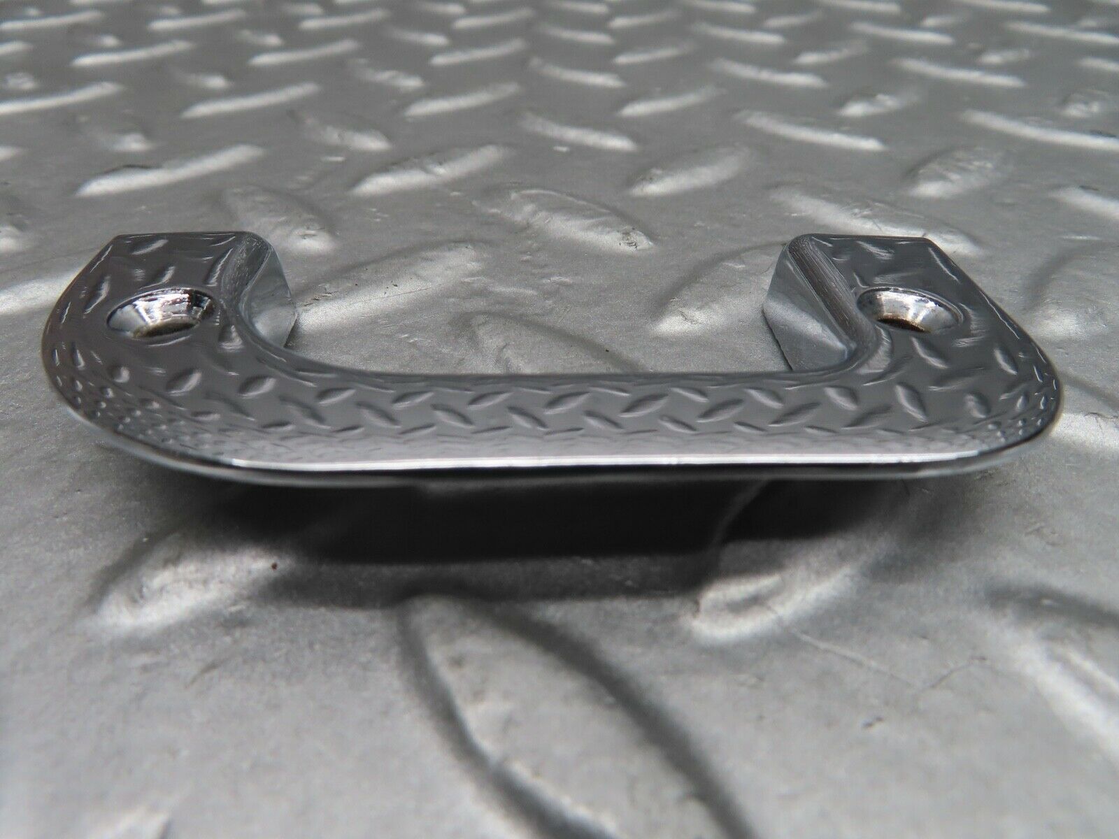 21081 Mercedes-Benz W123 230E Right Chrome Door Latch Trim 1237230224