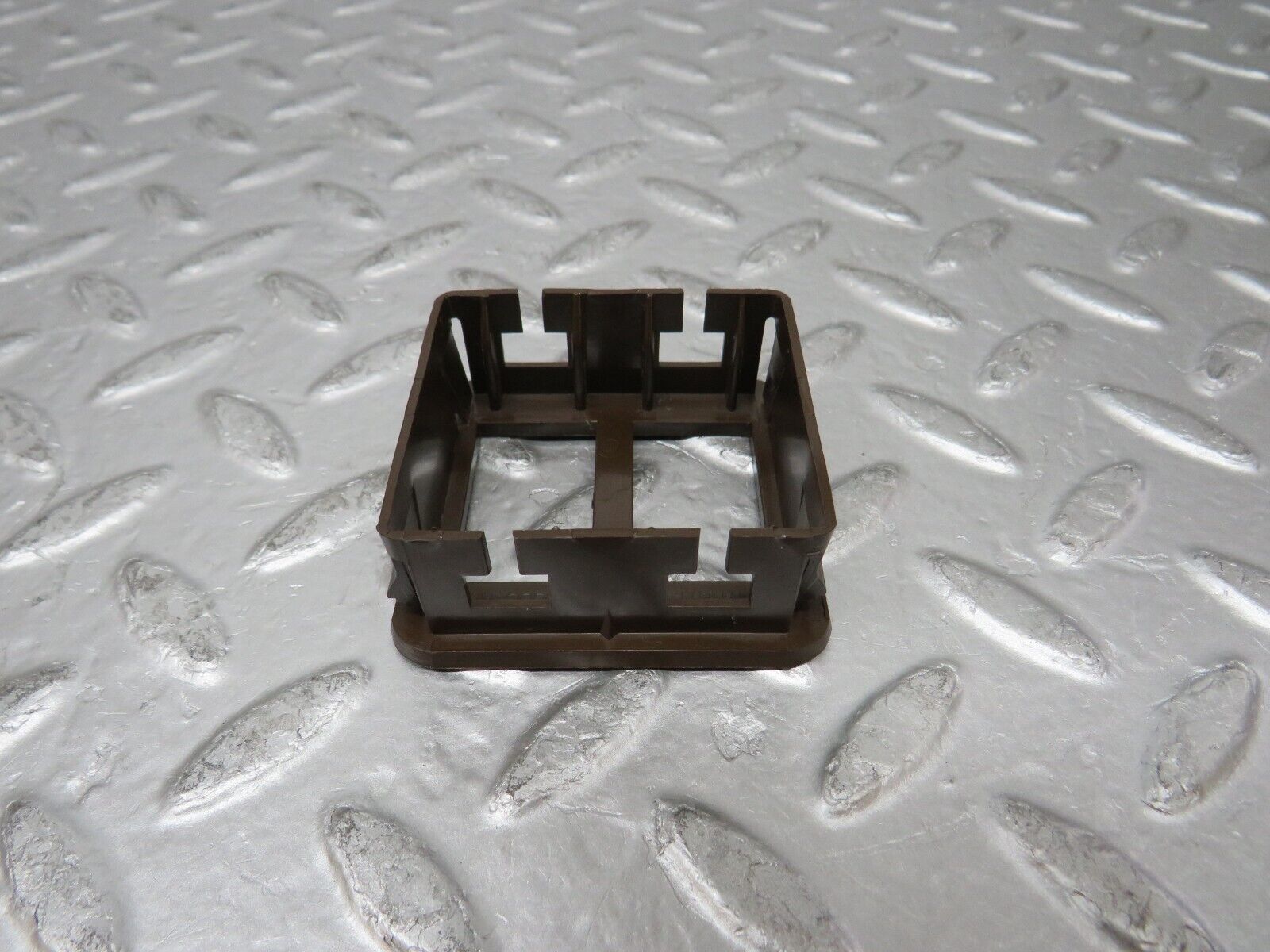 30024 Porsche 924 Rear Heated Window Switch Surround Brown 477857138