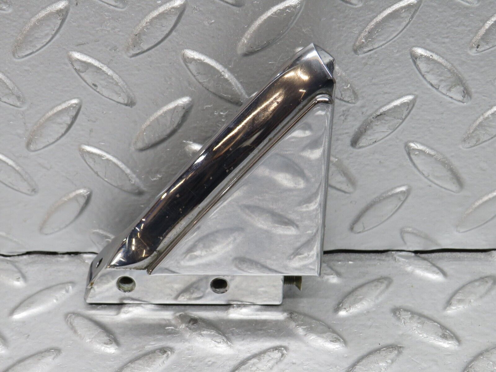 0703 Mercedes-Benz C107 350SLC Coupe Left Wing Mirror Triangle Chrome Bracket