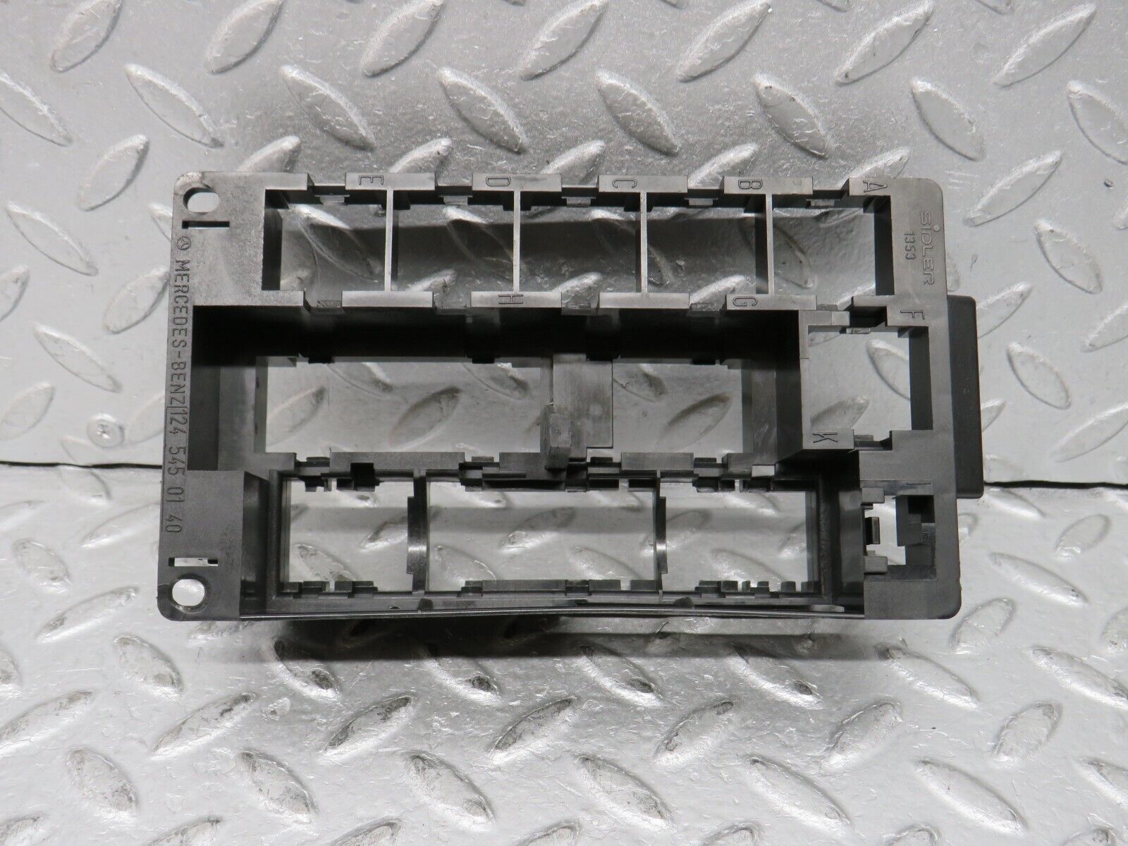 37943 Mercedes-Benz A124 320E Cabriolet Fuse Relay Holder Bracket 1245450140