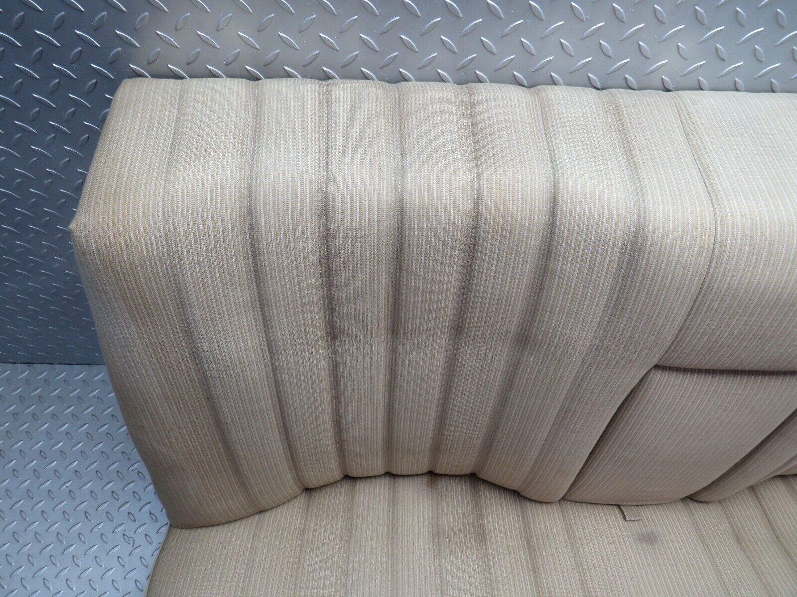 3247 Mercedes-Benz W123 230E Rear Seat Beige Fabric 1239203150