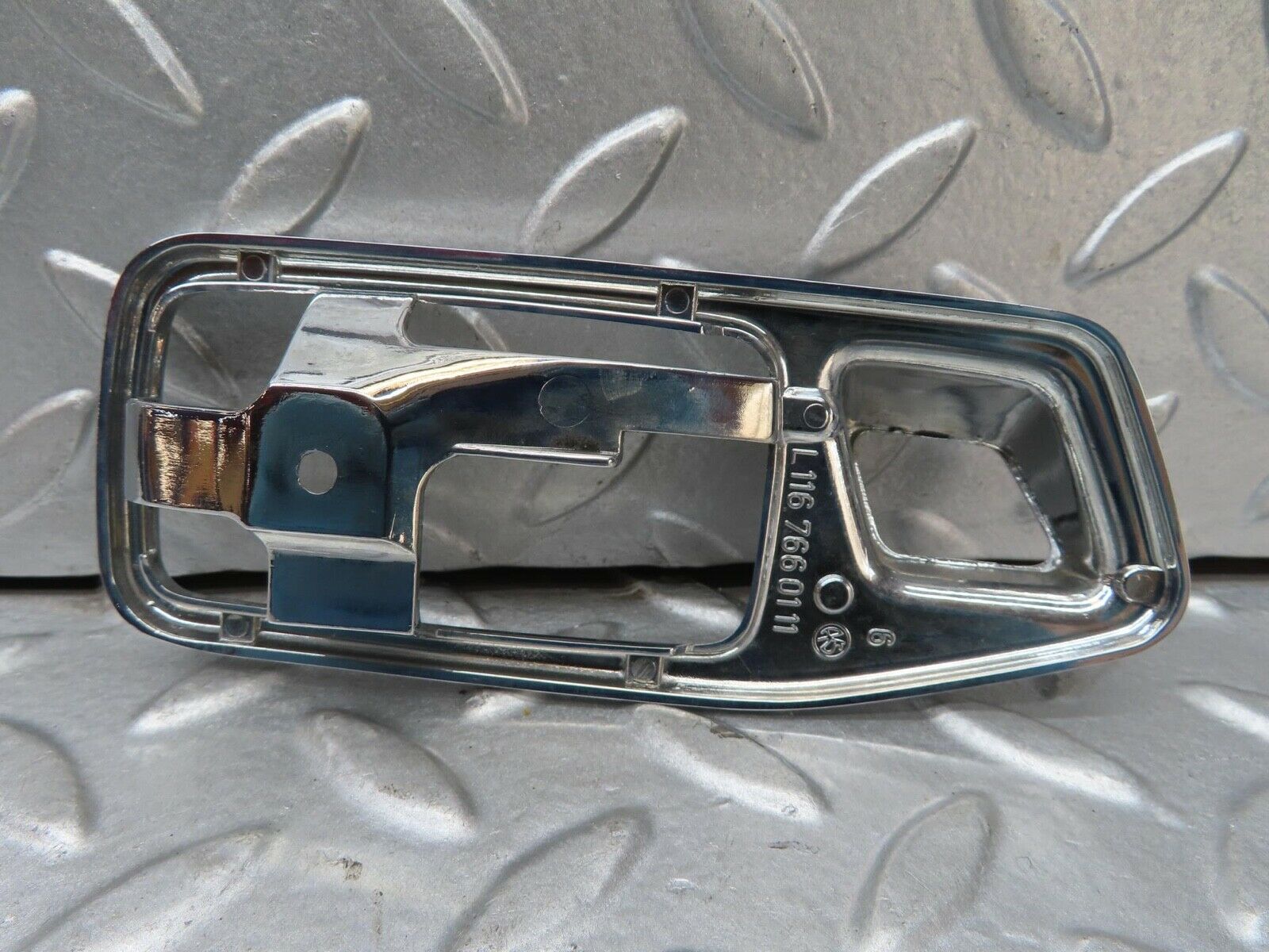 7055 Mercedes-Benz W123 230E Chrome Frame For Door Opener Left 1167660111