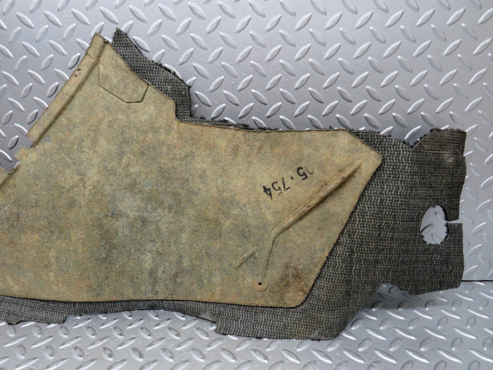 28013 Mercedes-Benz W123 280E Centre Console Carpet Black Left Side