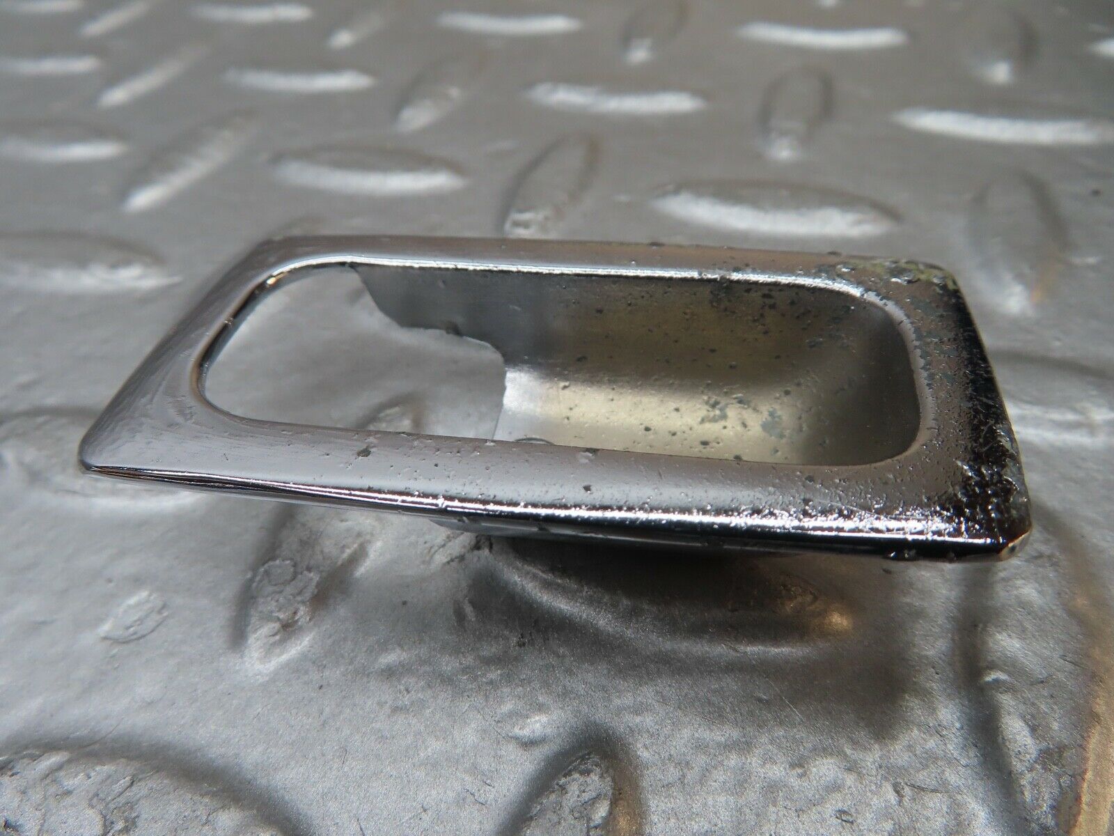 20838 Mercedes-Benz W114 250CE Coupe Door Lock Handle Surround Chrome