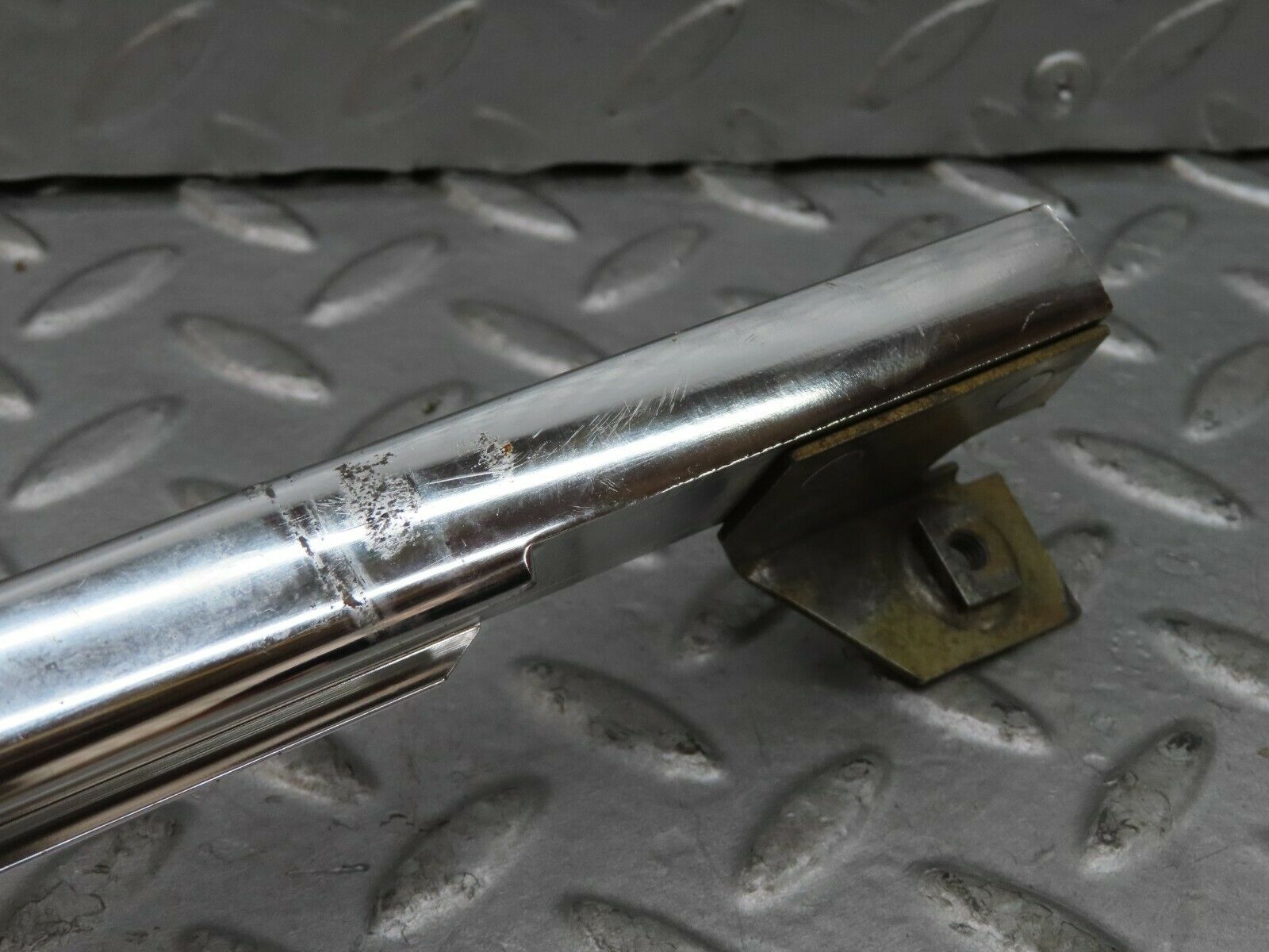 17895 Mercedes-Benz W116 450SEL Rear Right Door Chrome Window Channel