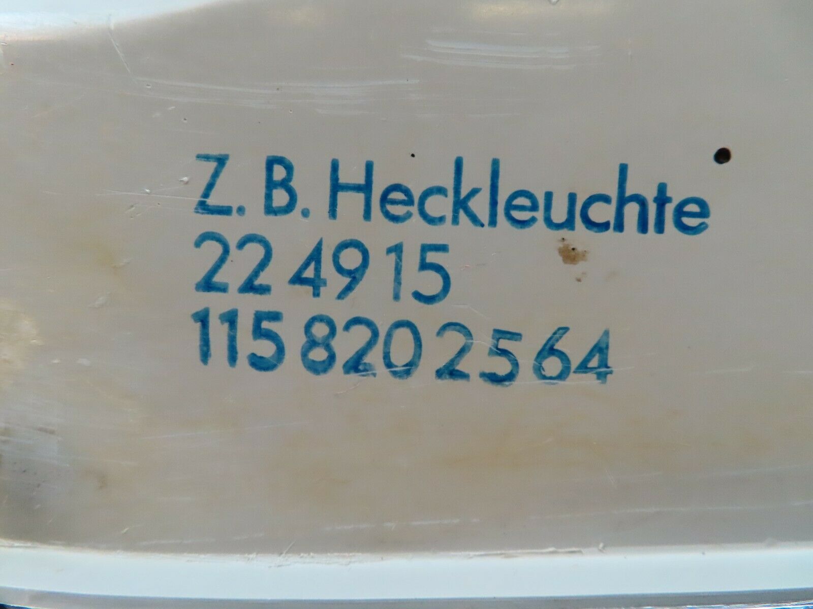 4593 Mercedes-Benz W114 280CE Coupe Rear Left Tail Light 1158202564