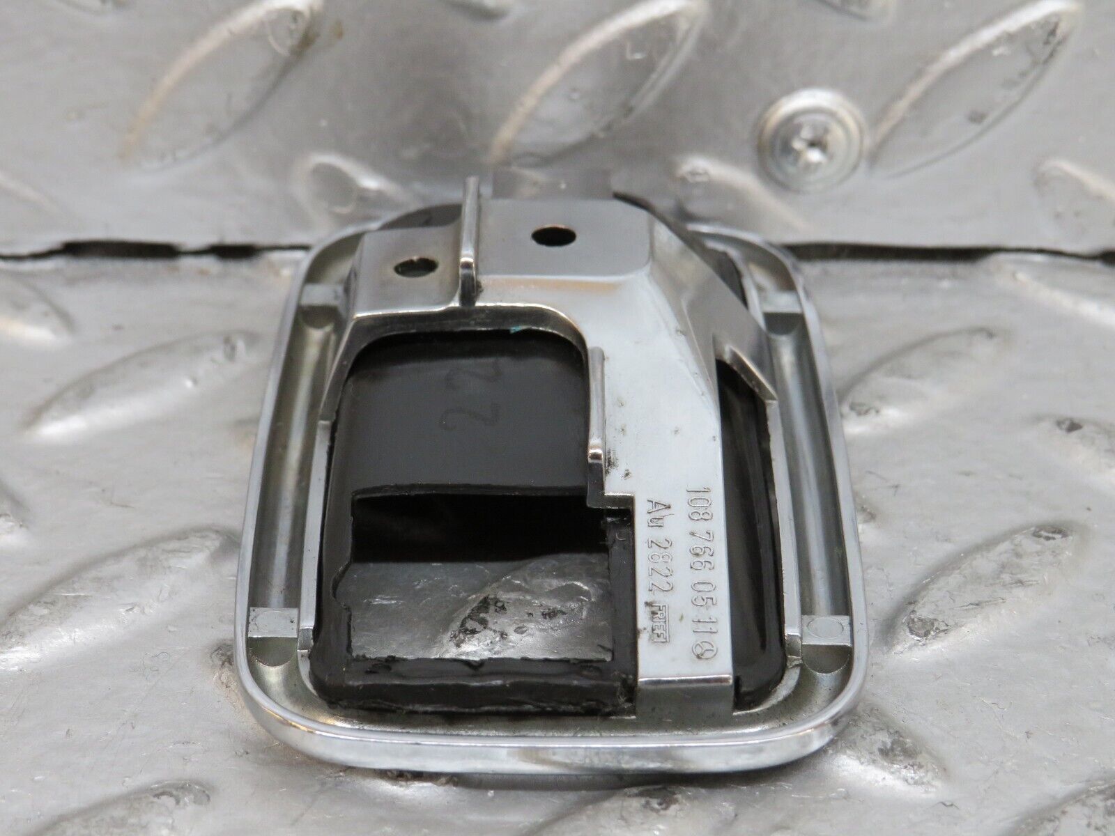 28295 Mercedes-Benz S123 240D Chrome Frame For Door Opener Left 1087660511