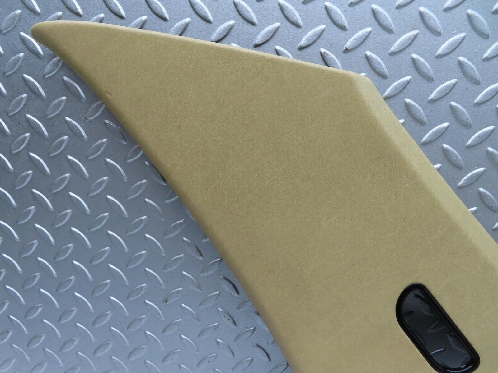 15312 Mercedes-Benz W123 230E C Pillar Cover Panel Right Beige 1236900425