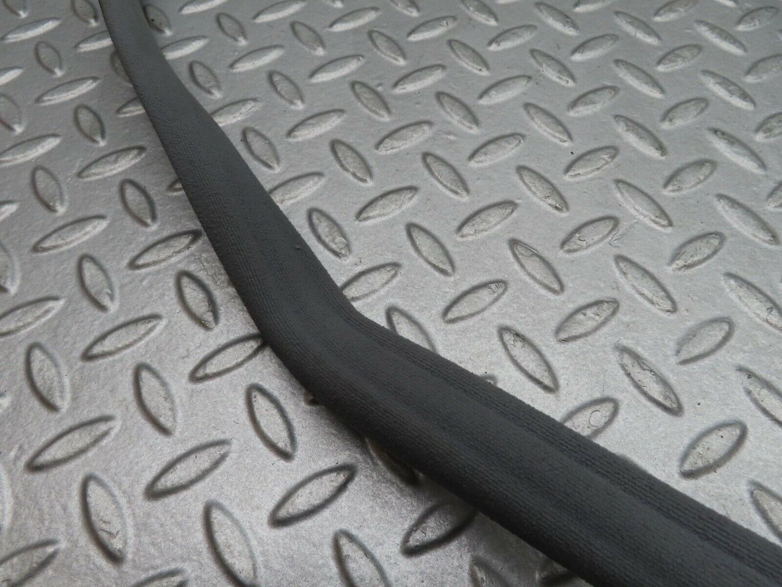 16373 Mercedes-Benz W124 260E Rear Left Cloth Covered Door Seal Grey