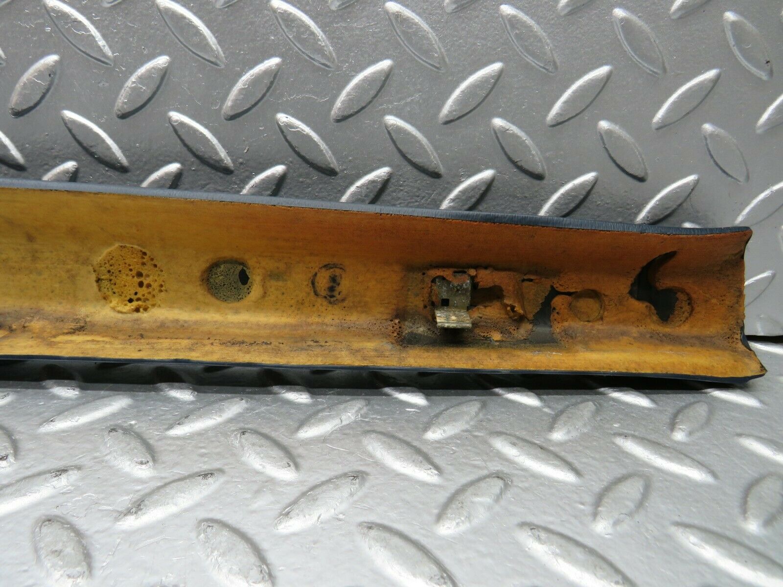 22943 Mercedes-Benz C123 230CE Coupe A Pillar Cover Trim Left Side Blue