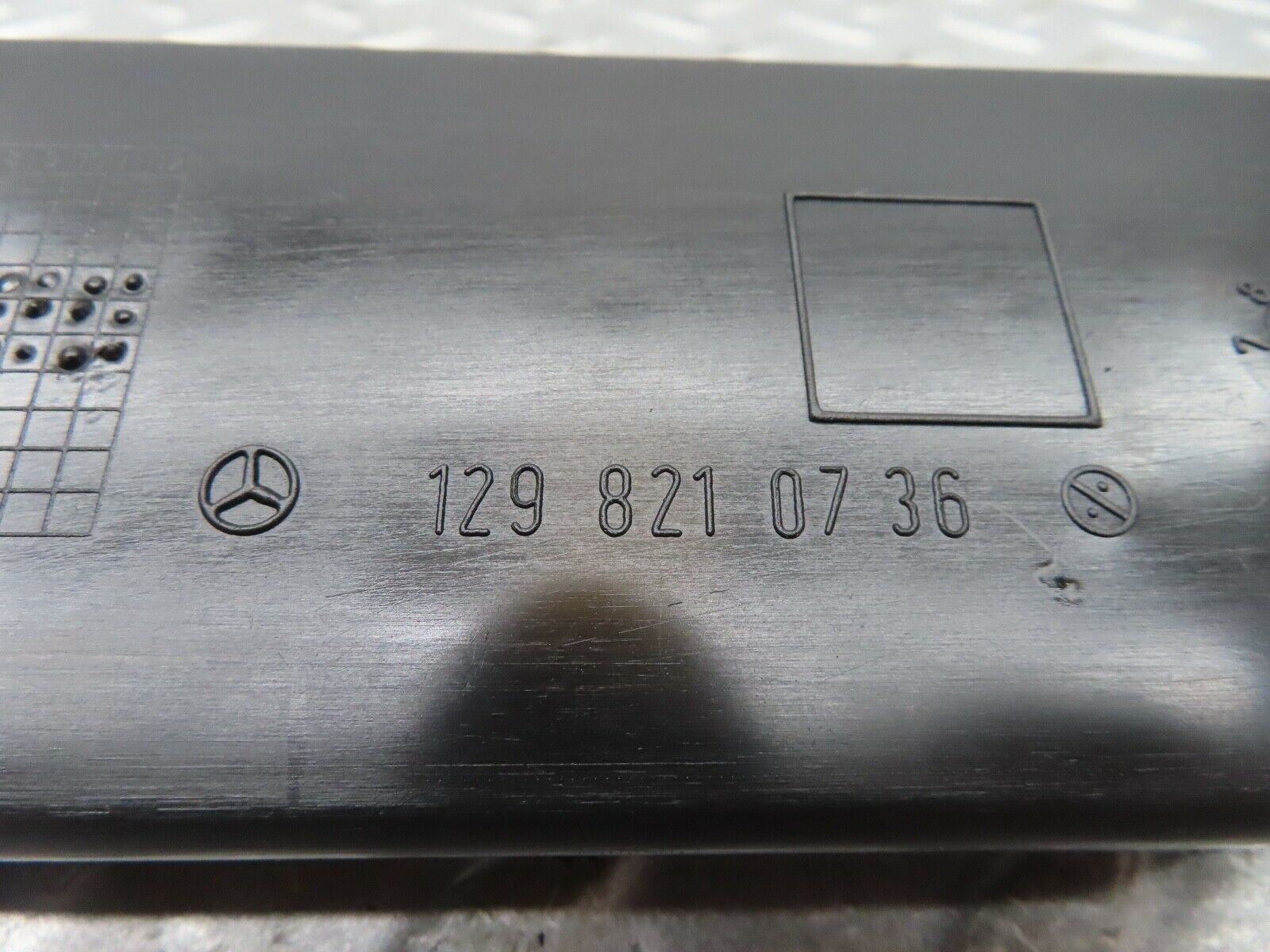 17110 Mercedes-Benz R129 300SL Coupe Left Door Sill Cable Channel 1298210736