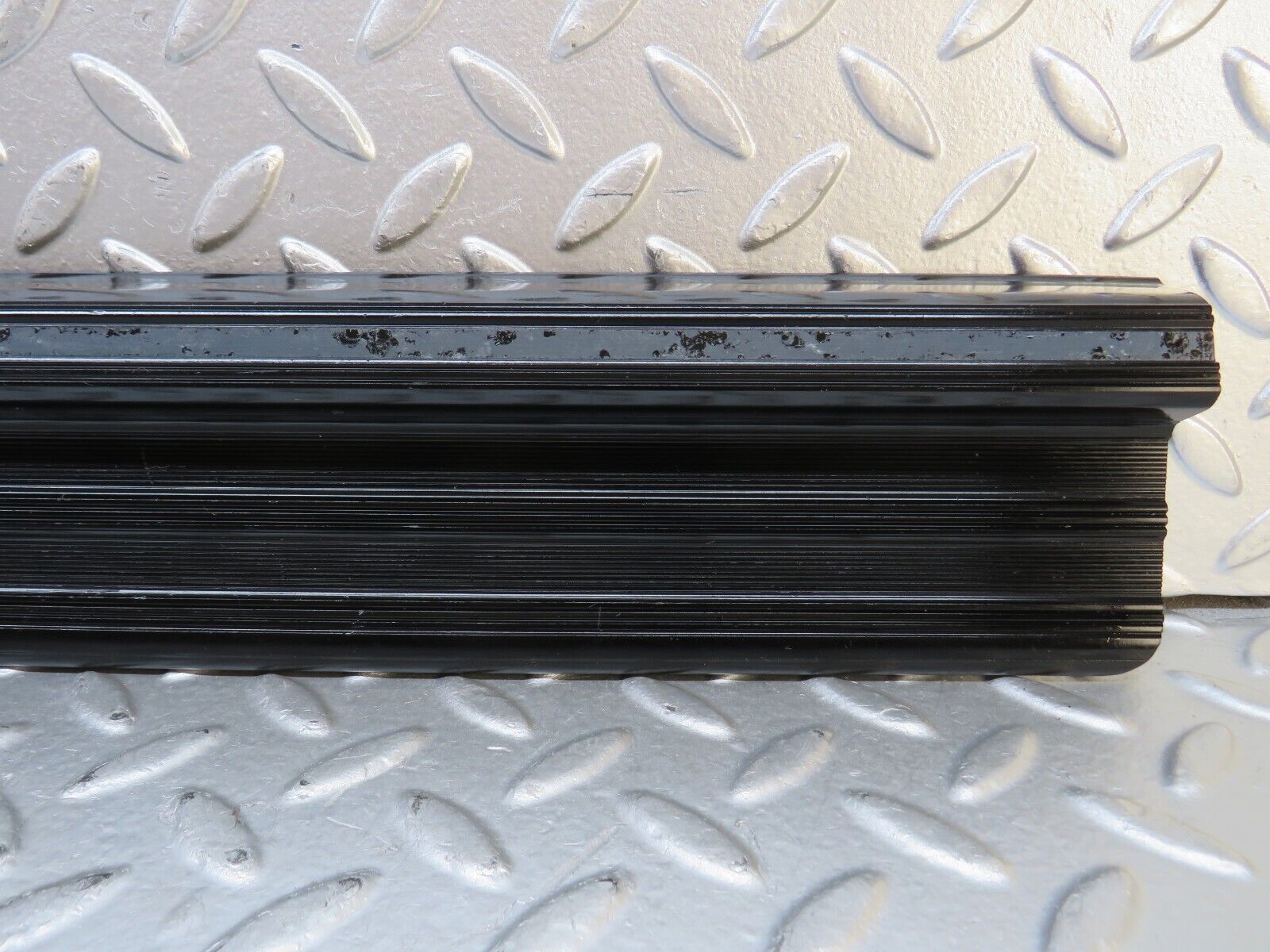 28250 Mercedes-Benz S123 240D Wagon Front Left Door Sill Trim Black