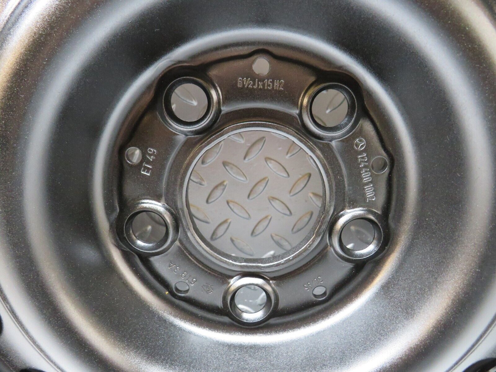 26961 Mercedes-Benz Steel Wheel 6.5Jx15H2 ET49 5x112 1244001002