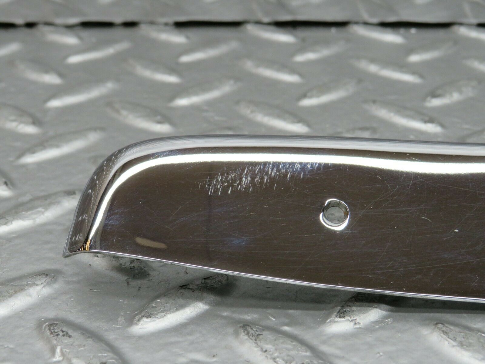 22743 Mercedes-Benz C107 450SLC Coupe Door Moulding Trim Chrome Right Side