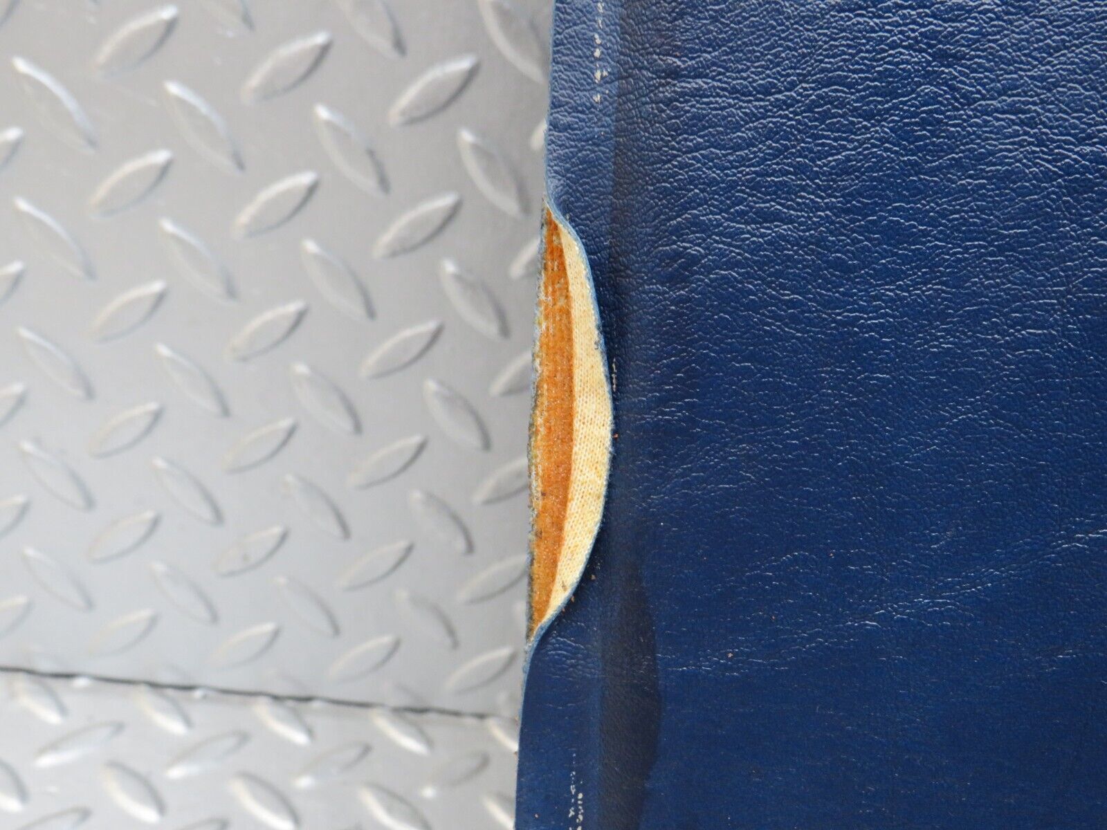 36834 Mercedes-Benz R129 300SL-24 Front Left Seat Back Cover Blue 1299140123