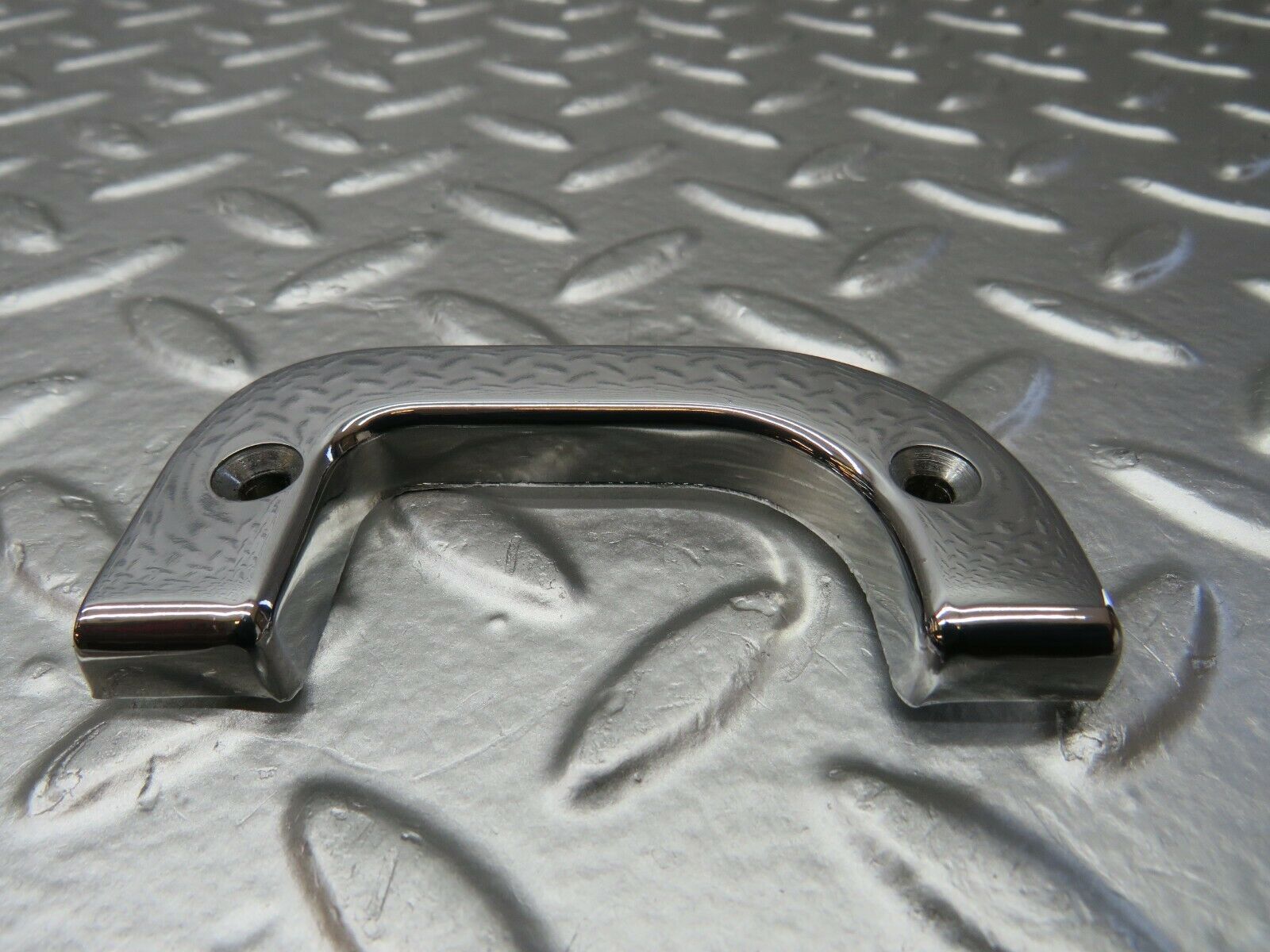 23993 Mercedes-Benz W123 280E Right Interior Chrome Door Latch Trim 1237230224