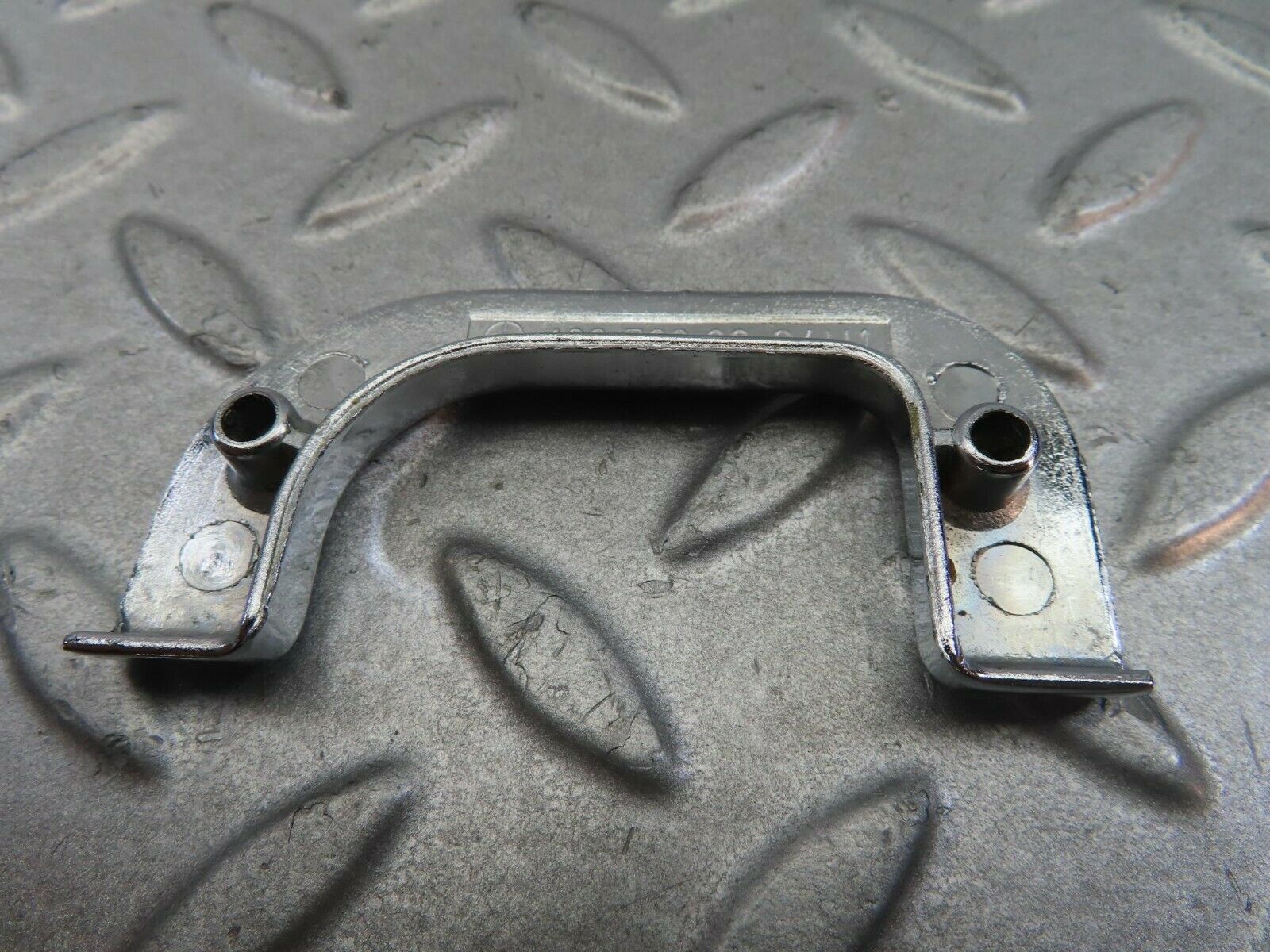 8725 Mercedes-Benz W123 Right Interior Chrome Door Latch Trim 1237230224